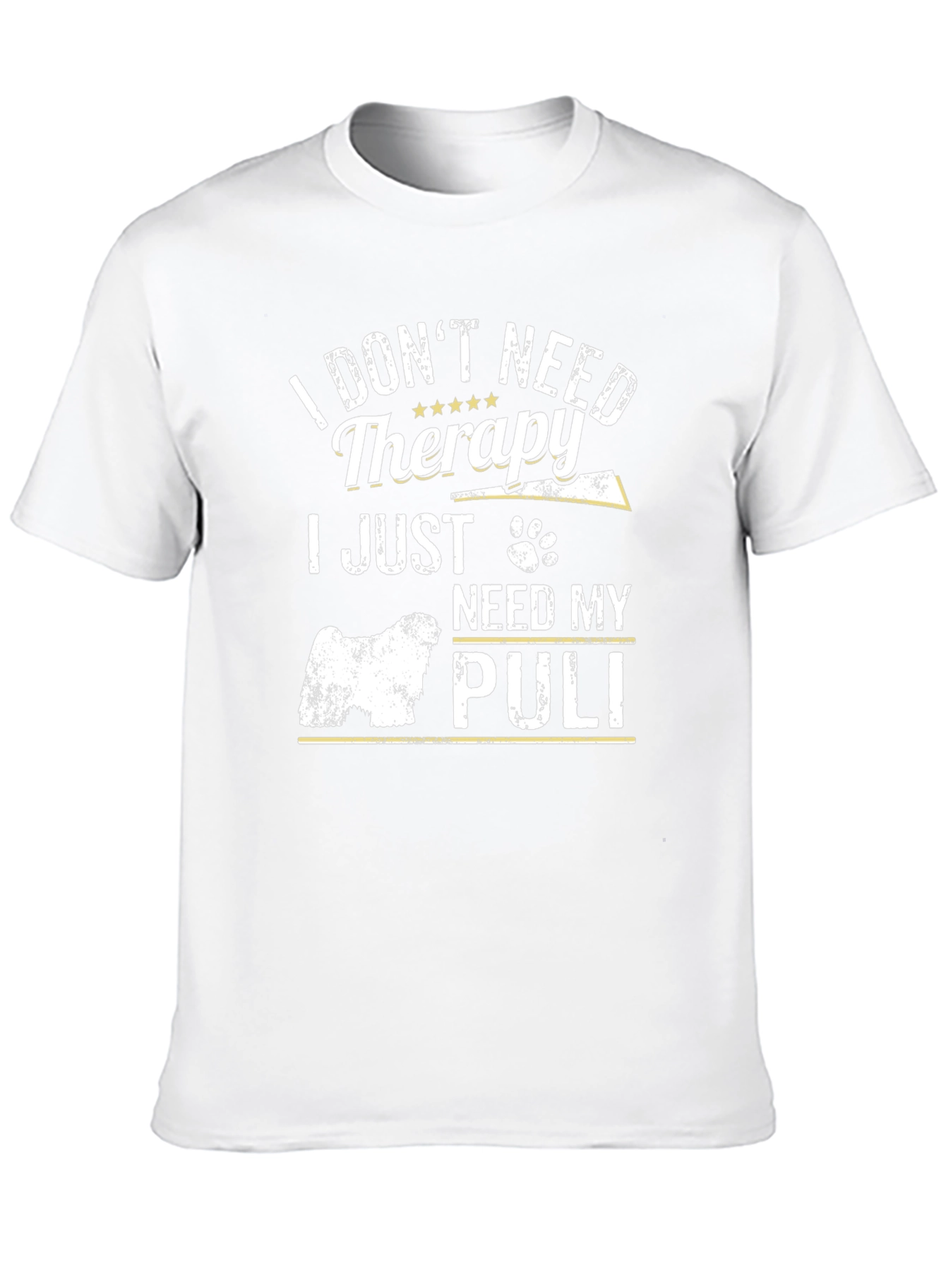 I Dont Need Therapy Puli Dog T-Shirt