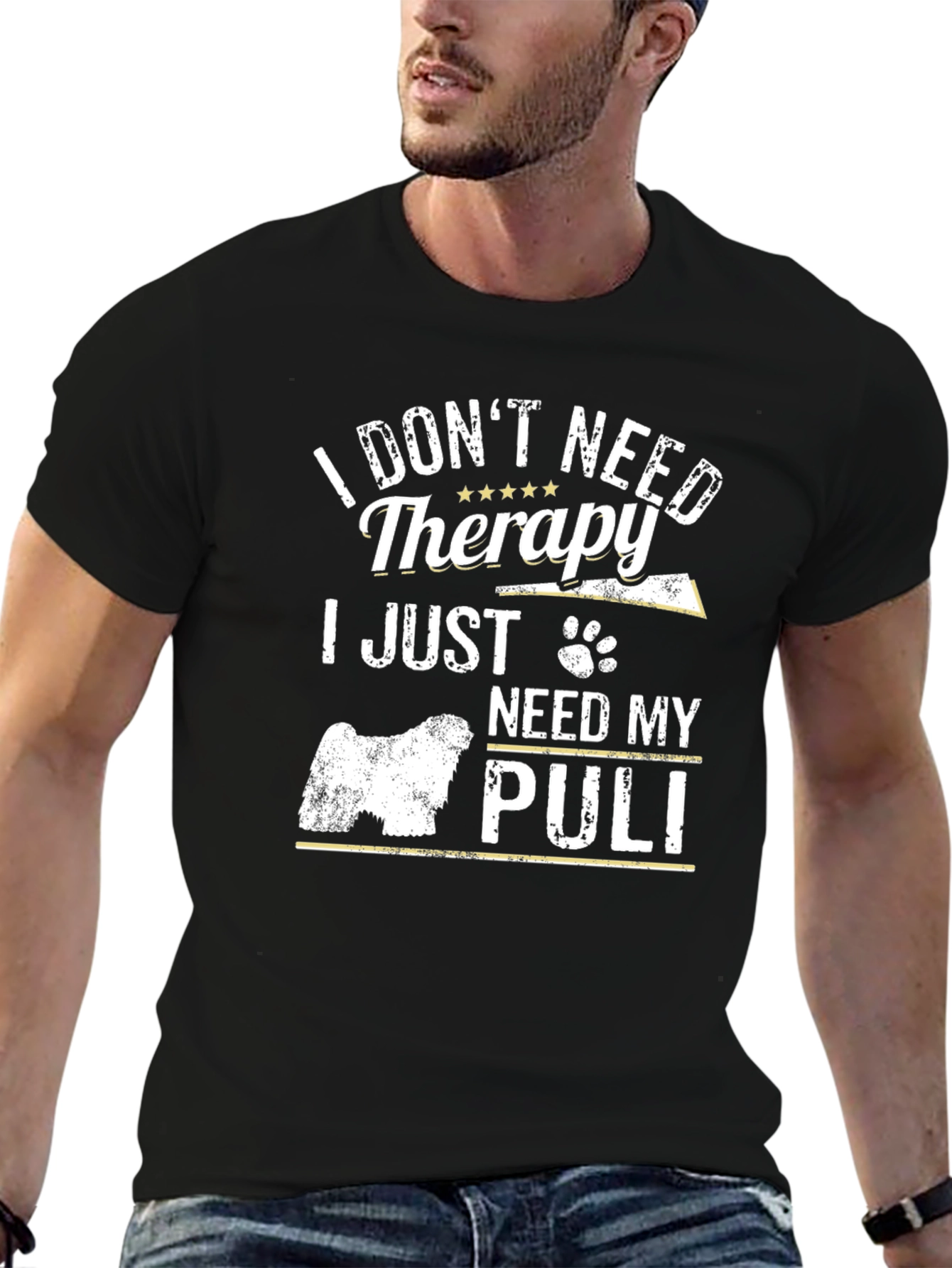 I Dont Need Therapy Puli Dog T-Shirt