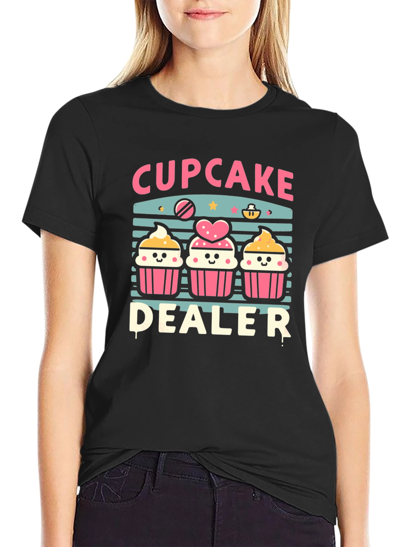 Cupcake Dealer Graphic T-Shirt