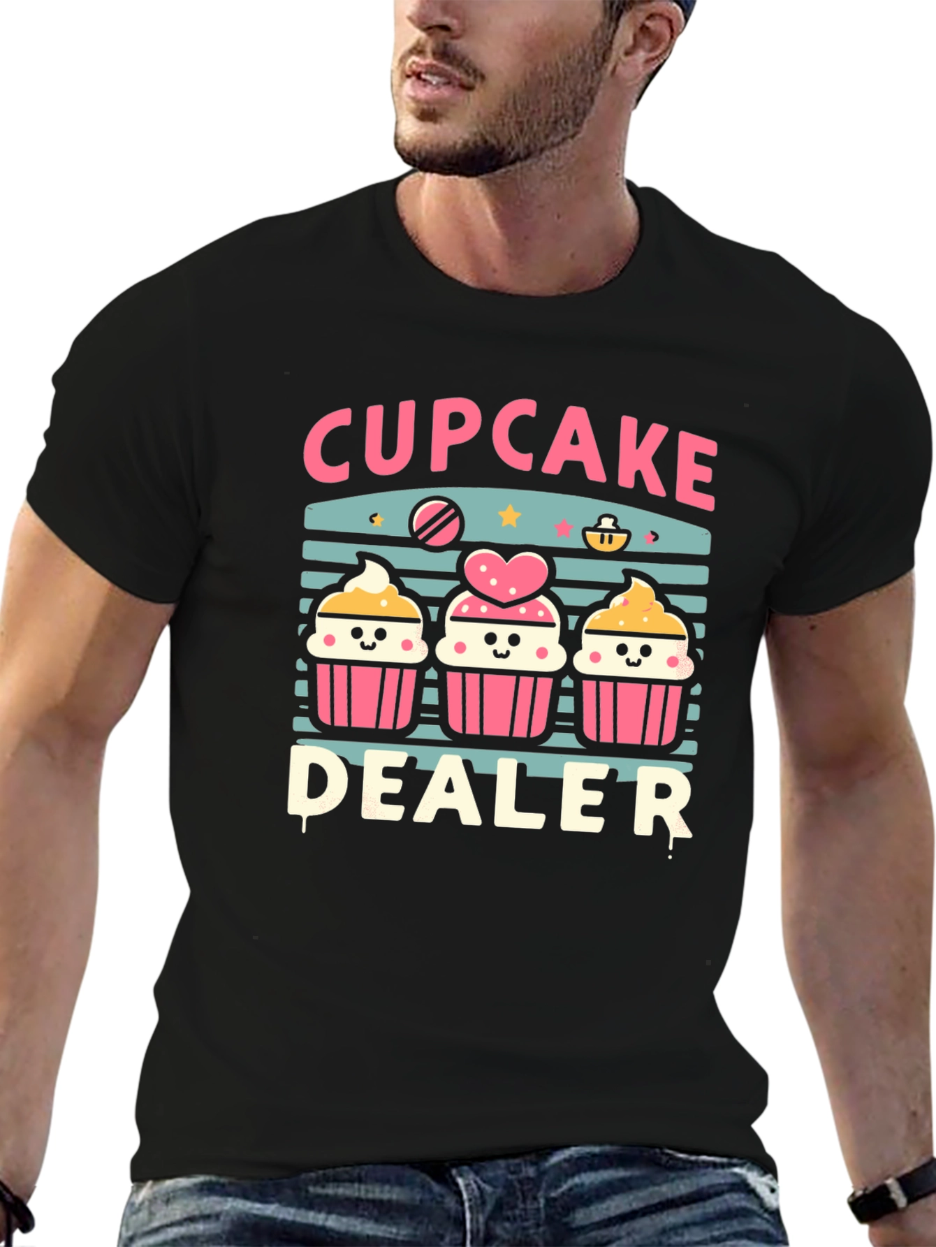 Cupcake Dealer Graphic T-Shirt
