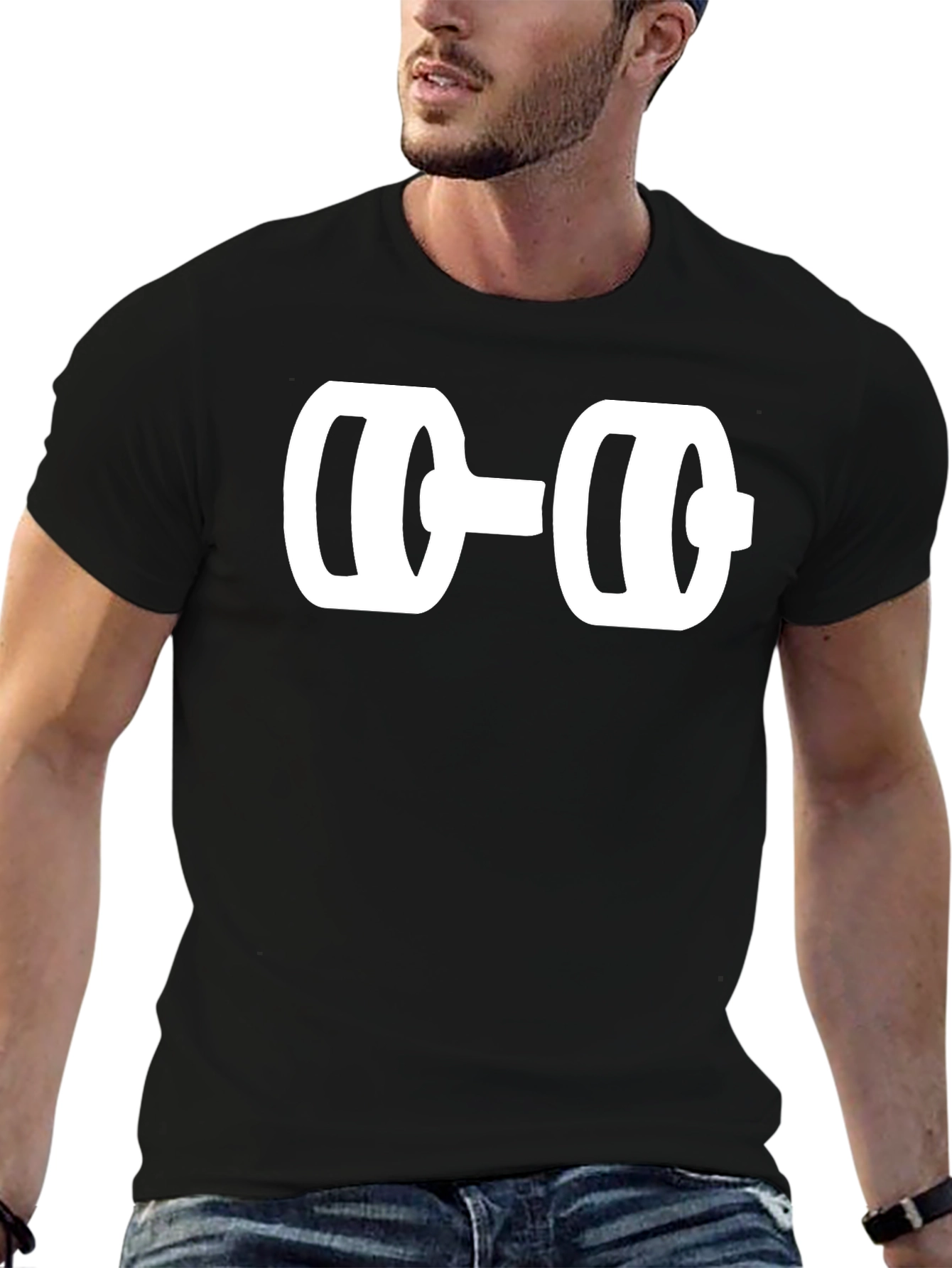 Weightlifting Graphic Tee - Black