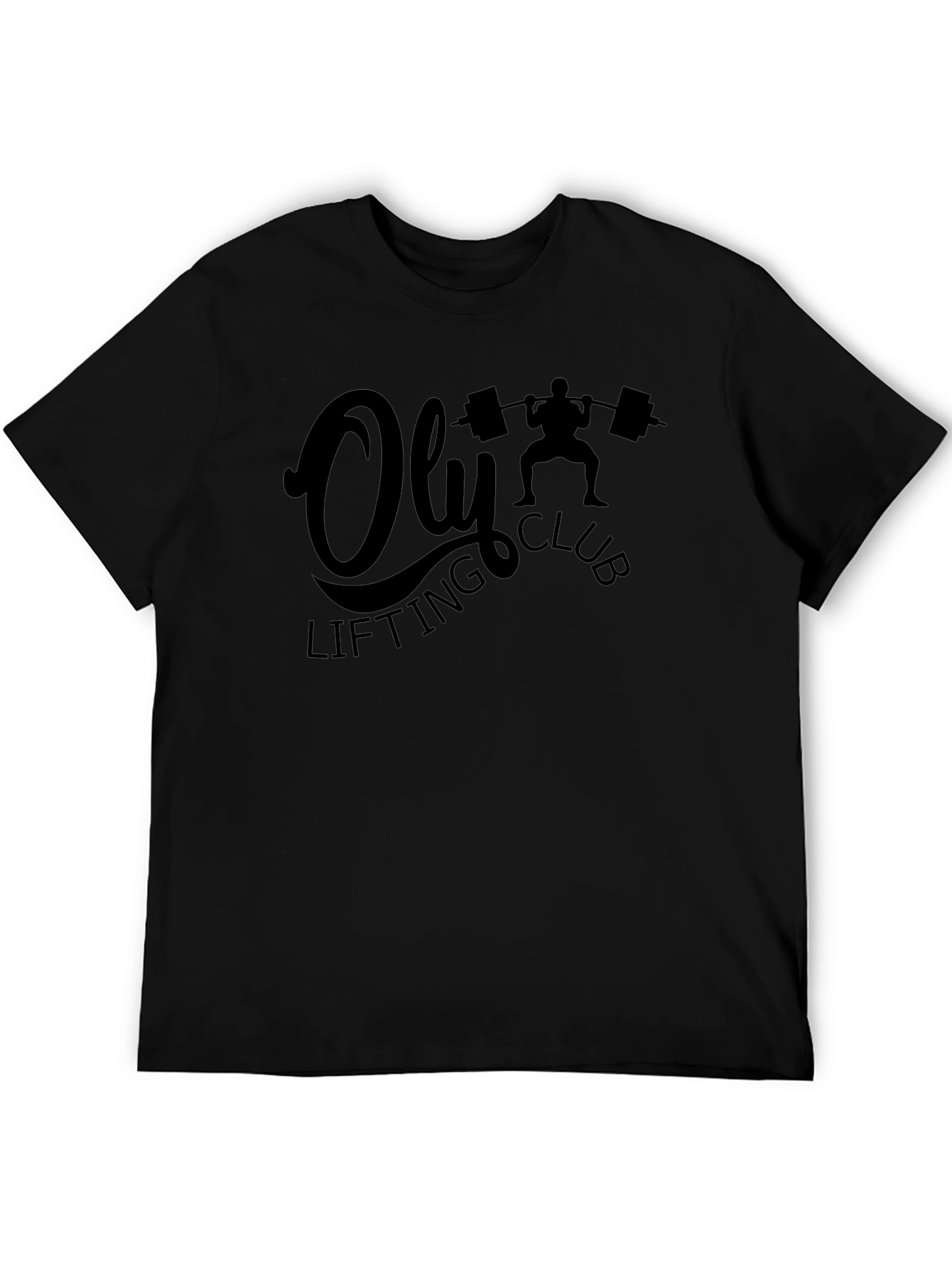 Oly Lifting Club T-Shirt - Black Fitness Tee
