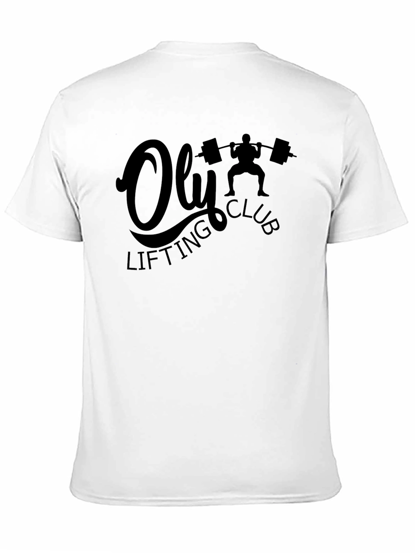 Oly Lifting Club T-Shirt - Black Fitness Tee