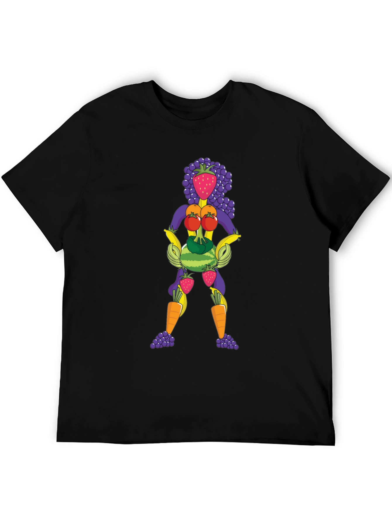 Fruit Lady Graphic Tee - Black