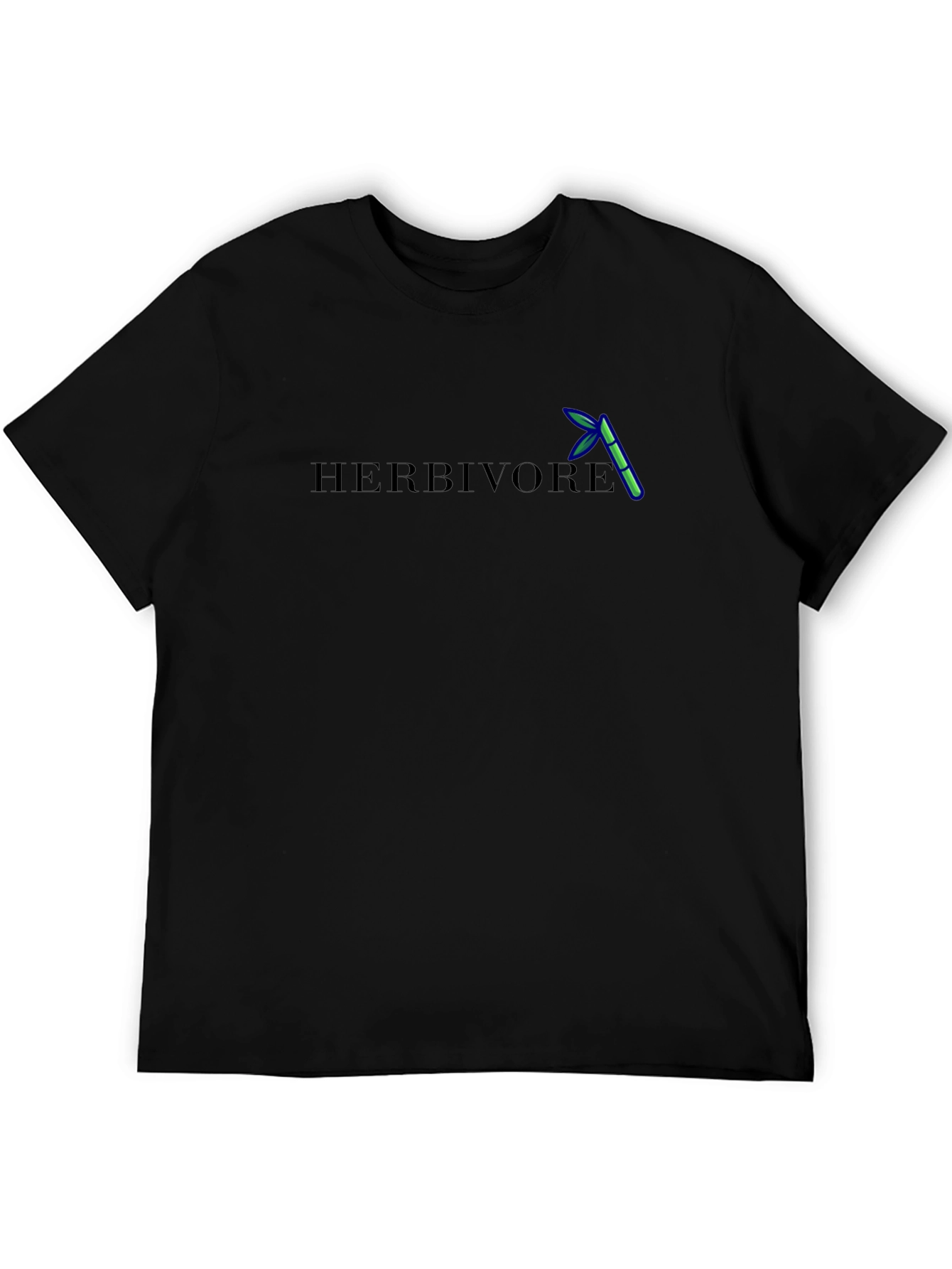 Herbivore Black Graphic Tee