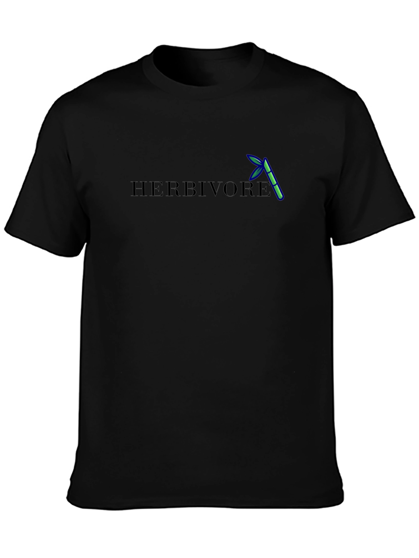 Herbivore Black Graphic Tee