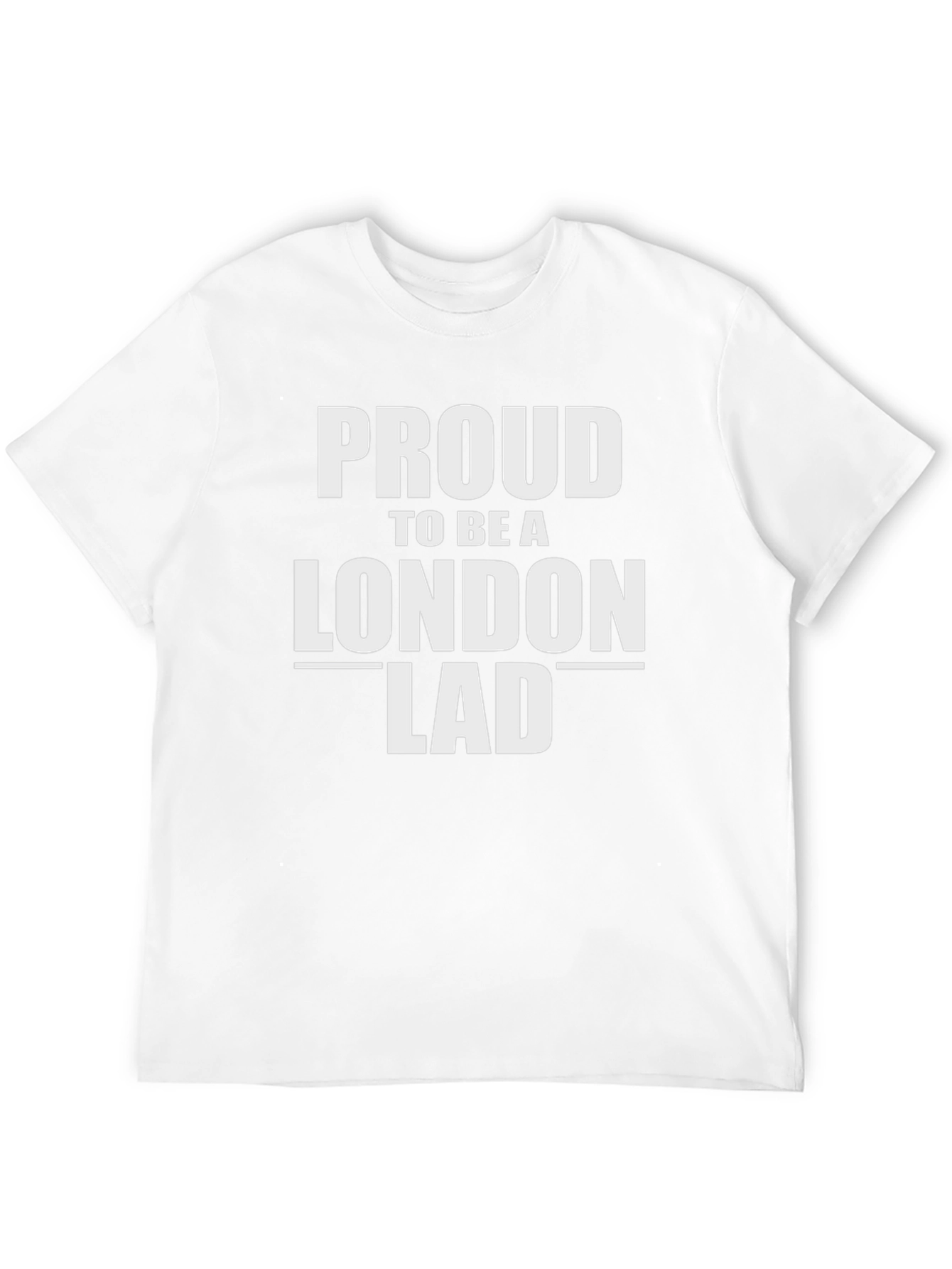 Proud London Lad Black Graphic Tee