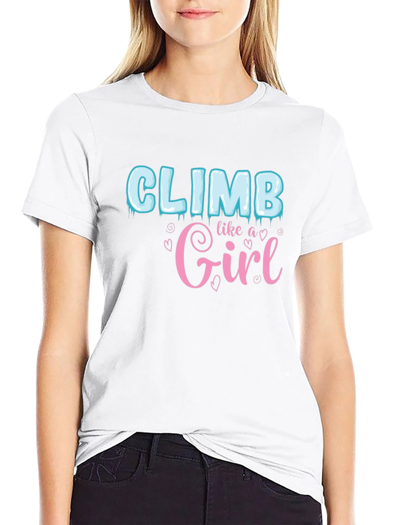 Climb Like A Girl T-Shirt - Sportswear