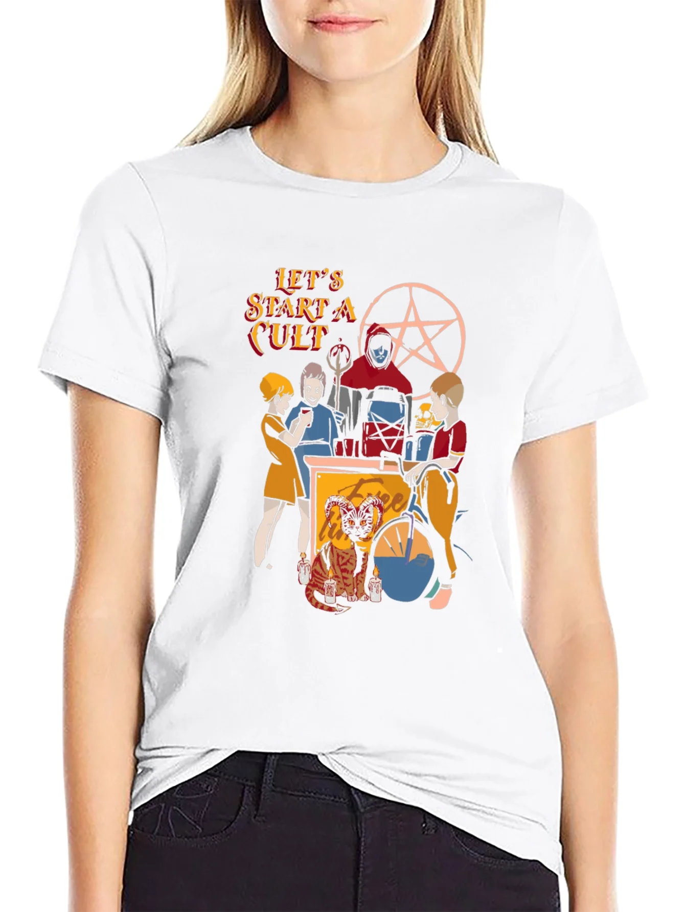 Lets Start A Cult Graphic T-Shirt