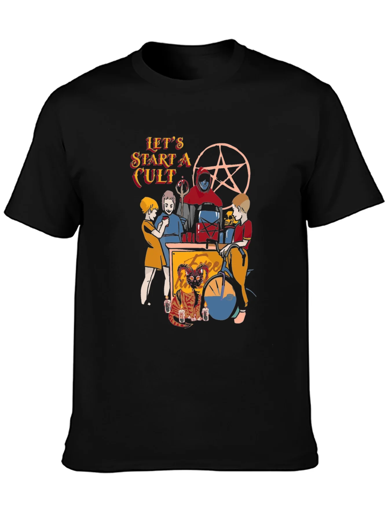Lets Start A Cult Graphic T-Shirt