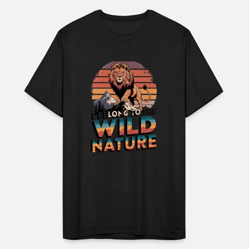 I Belong To The Wild Fierce Lion Illustration