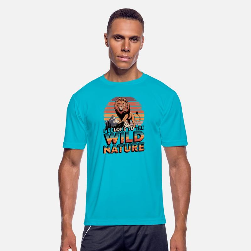 I Belong To The Wild Fierce Lion Illustration