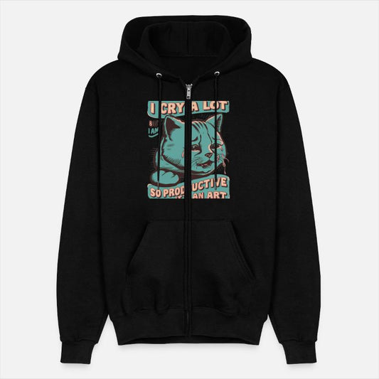 I Cry A Lot But I Am So Productive It's An Art Cat