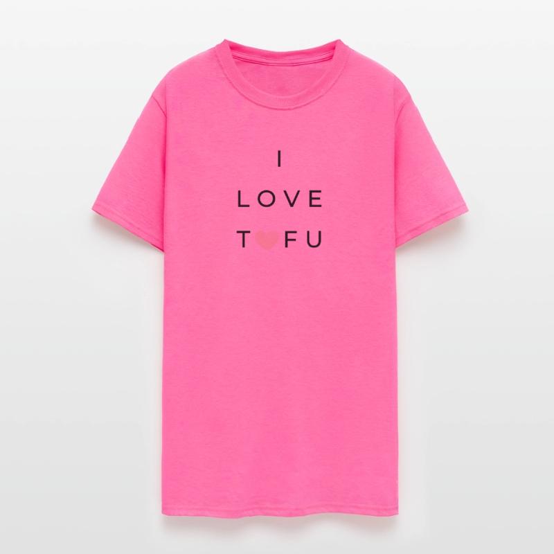 I LOVE TOFU | Fun and Cute Design with Pink Heart
