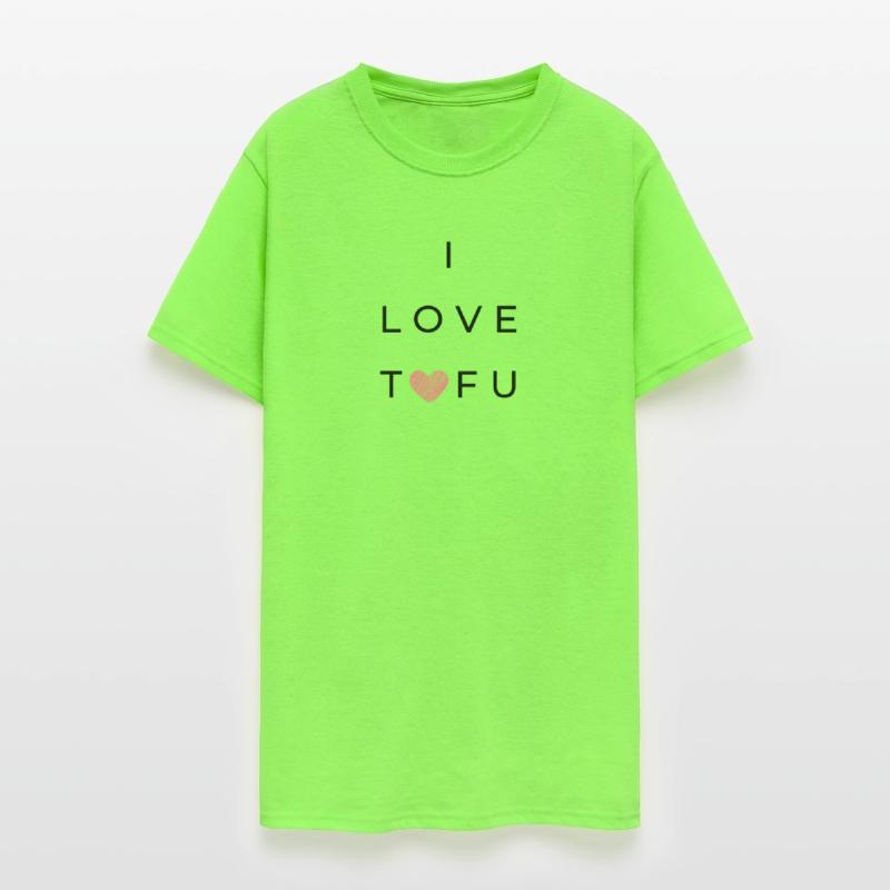 I LOVE TOFU | Fun and Cute Design with Pink Heart
