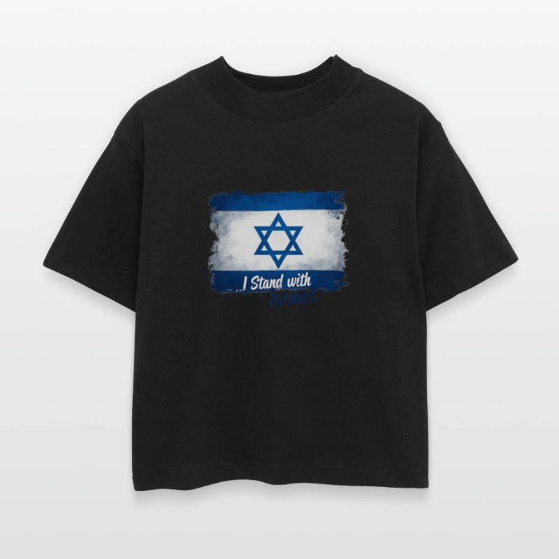 I Stand With Israel Flag Jewish Am Yisrael Chai