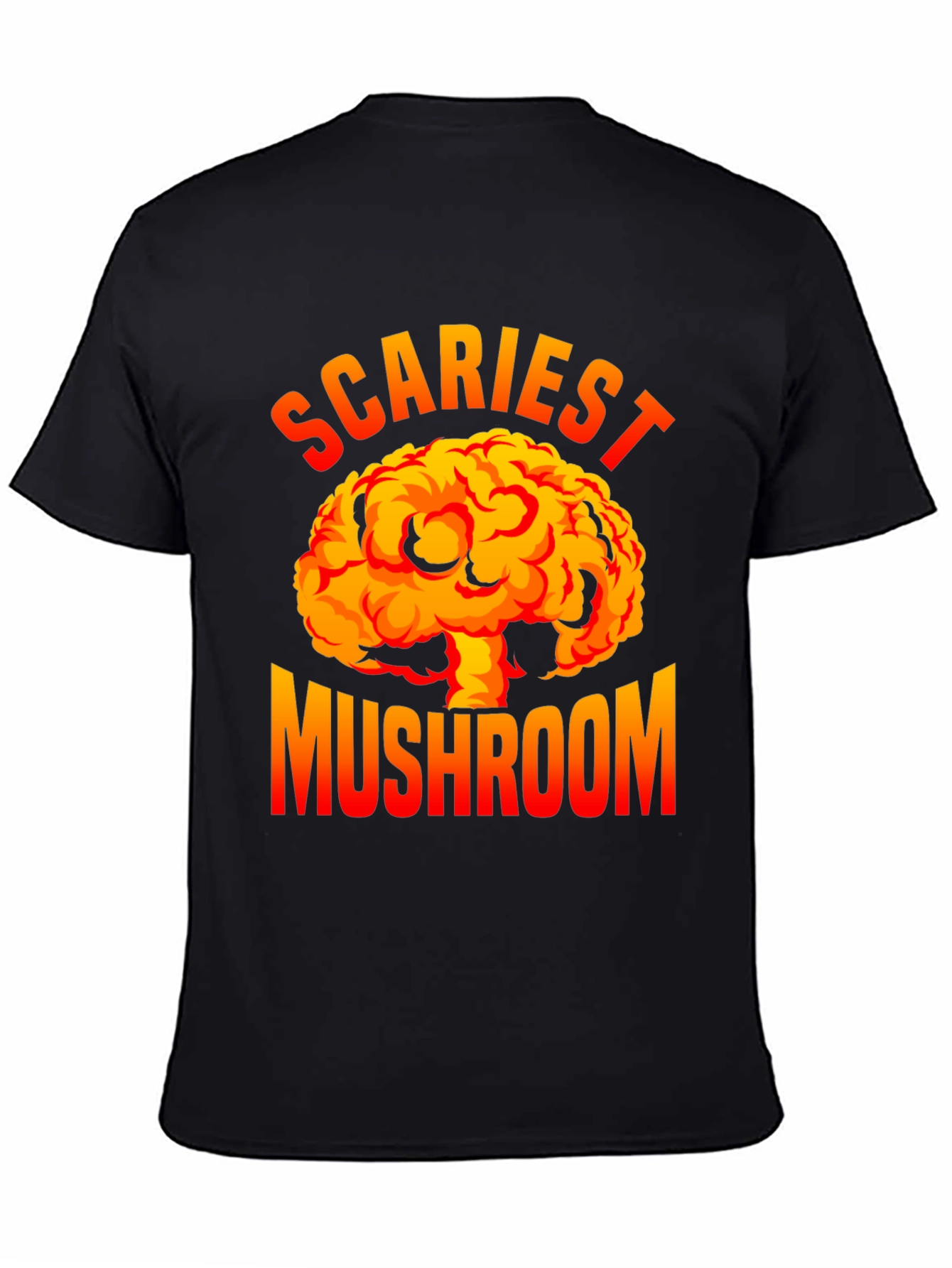 Scariest Mushroom Graphic Tee - Unique Design