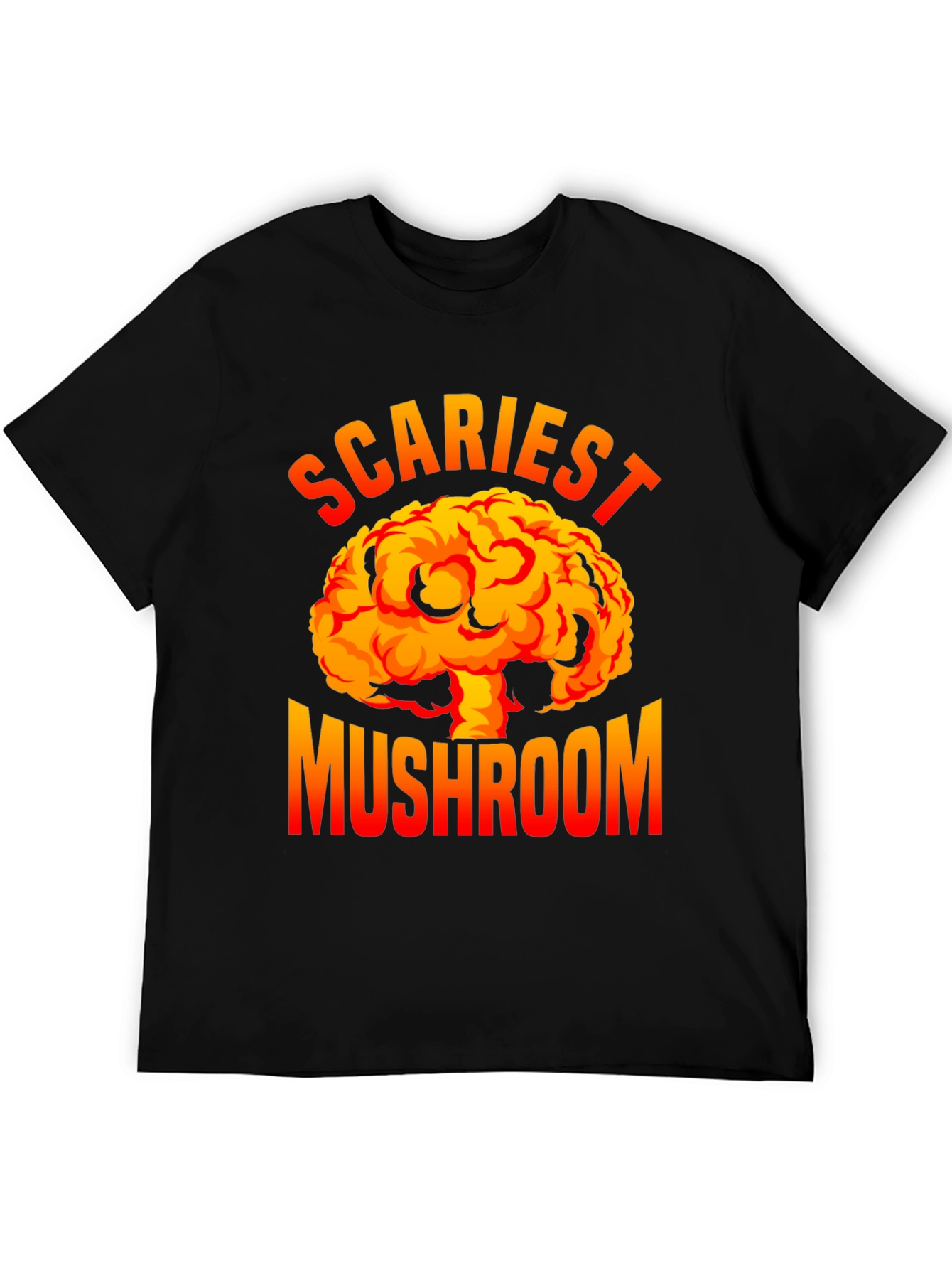 Scariest Mushroom Graphic Tee - Unique Design