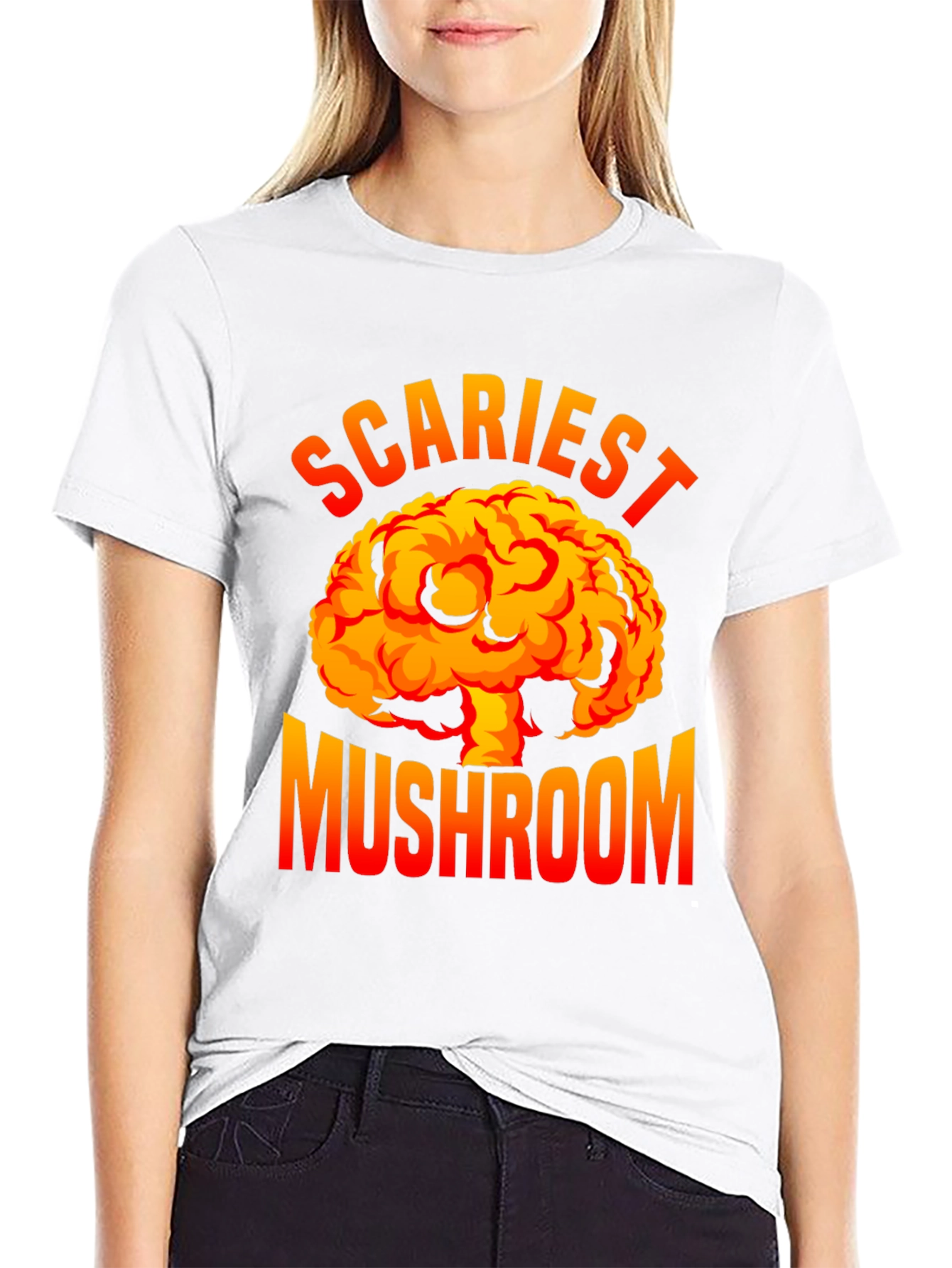 Scariest Mushroom Graphic Tee - Unique Design