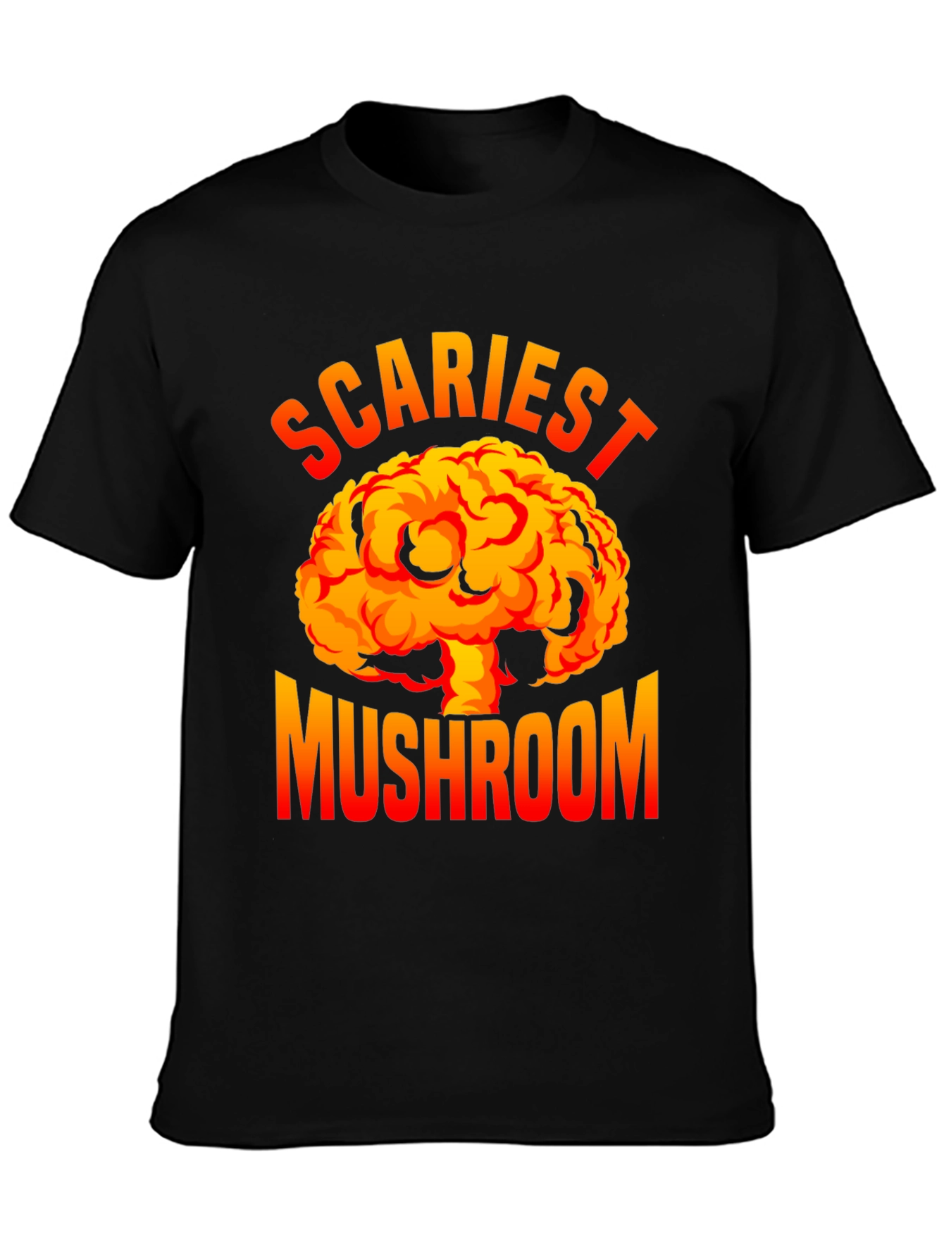 Scariest Mushroom Graphic Tee - Unique Design