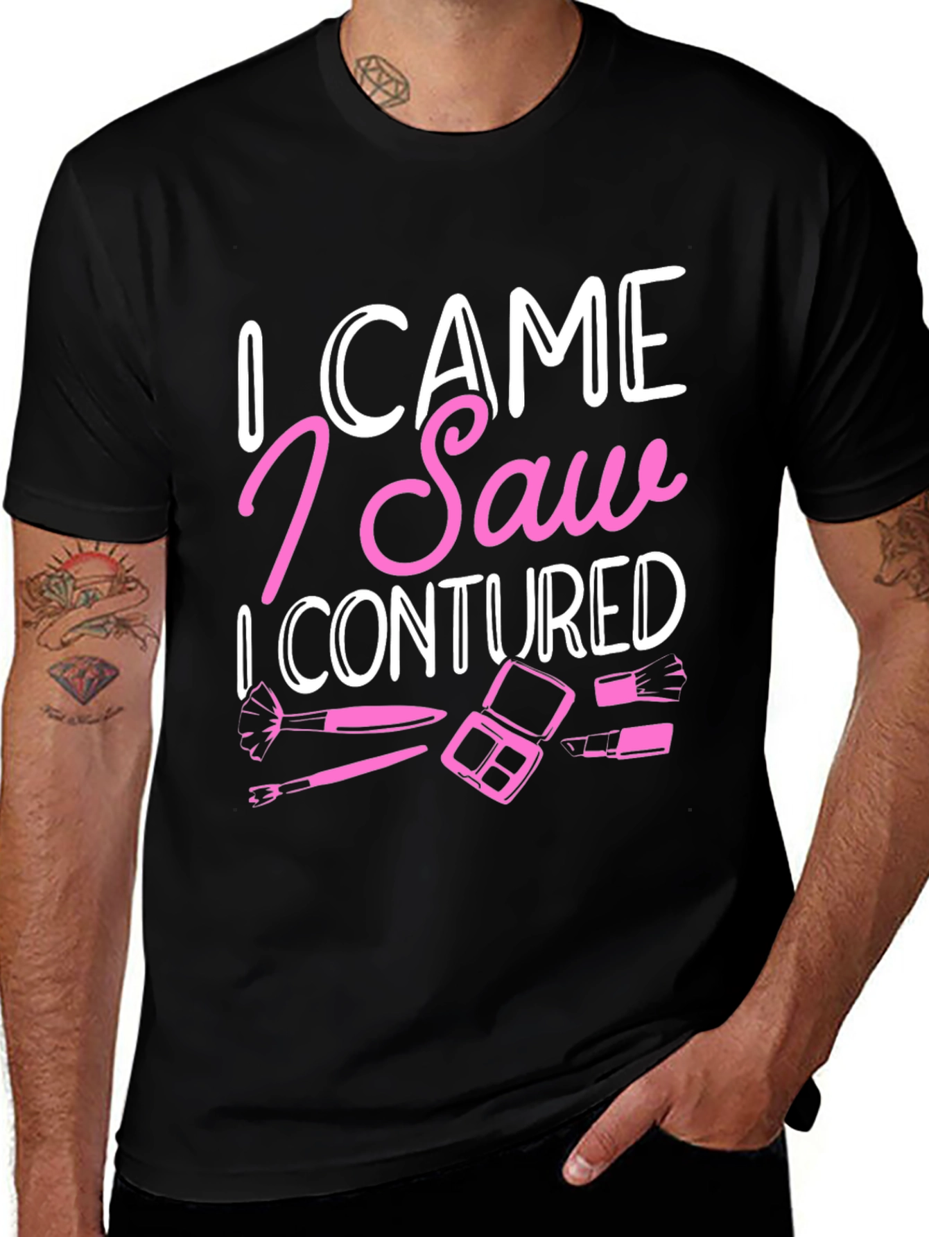 I Came I Saw I Contoured T-Shirt