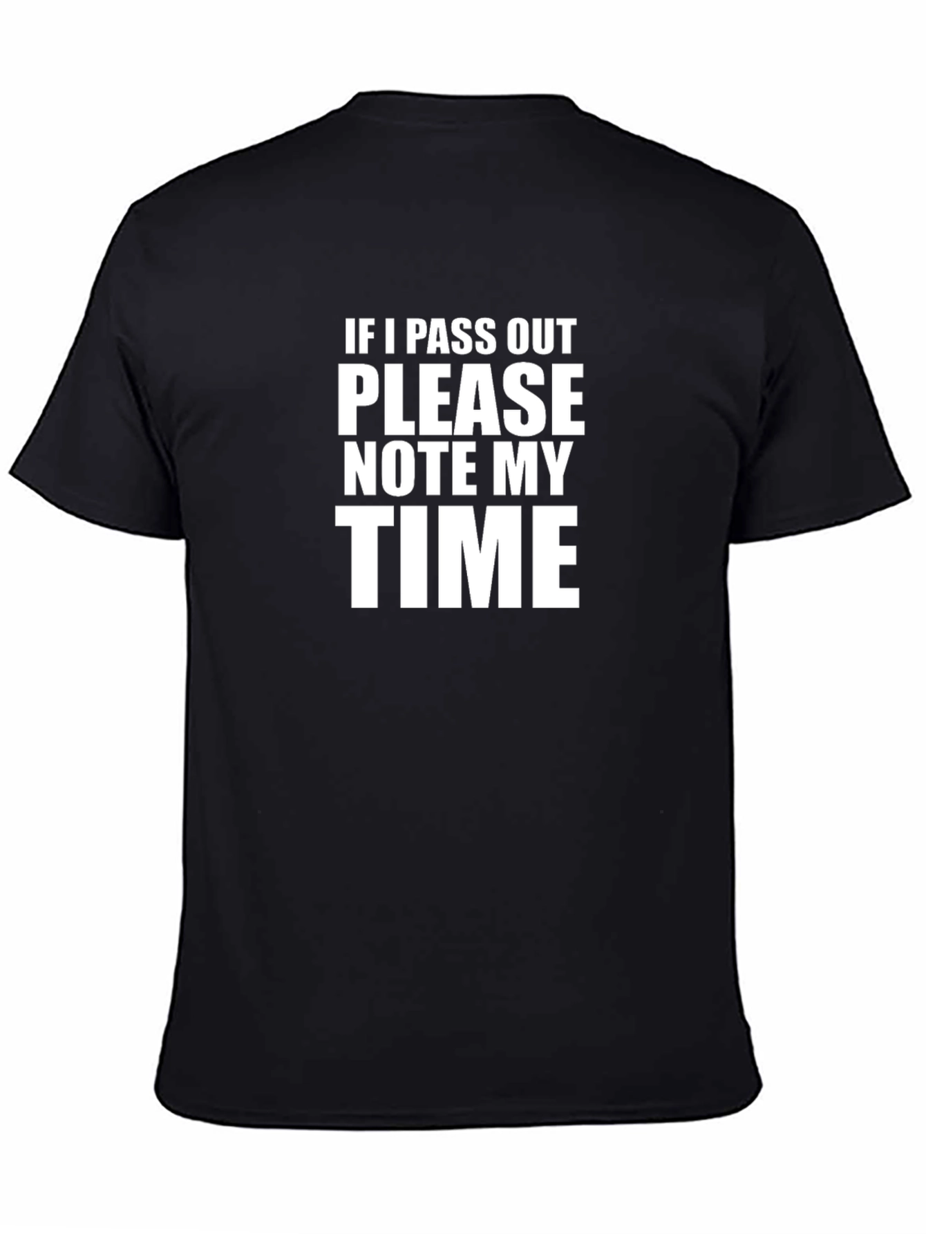 Funny Note My Time Graphic T-Shirt