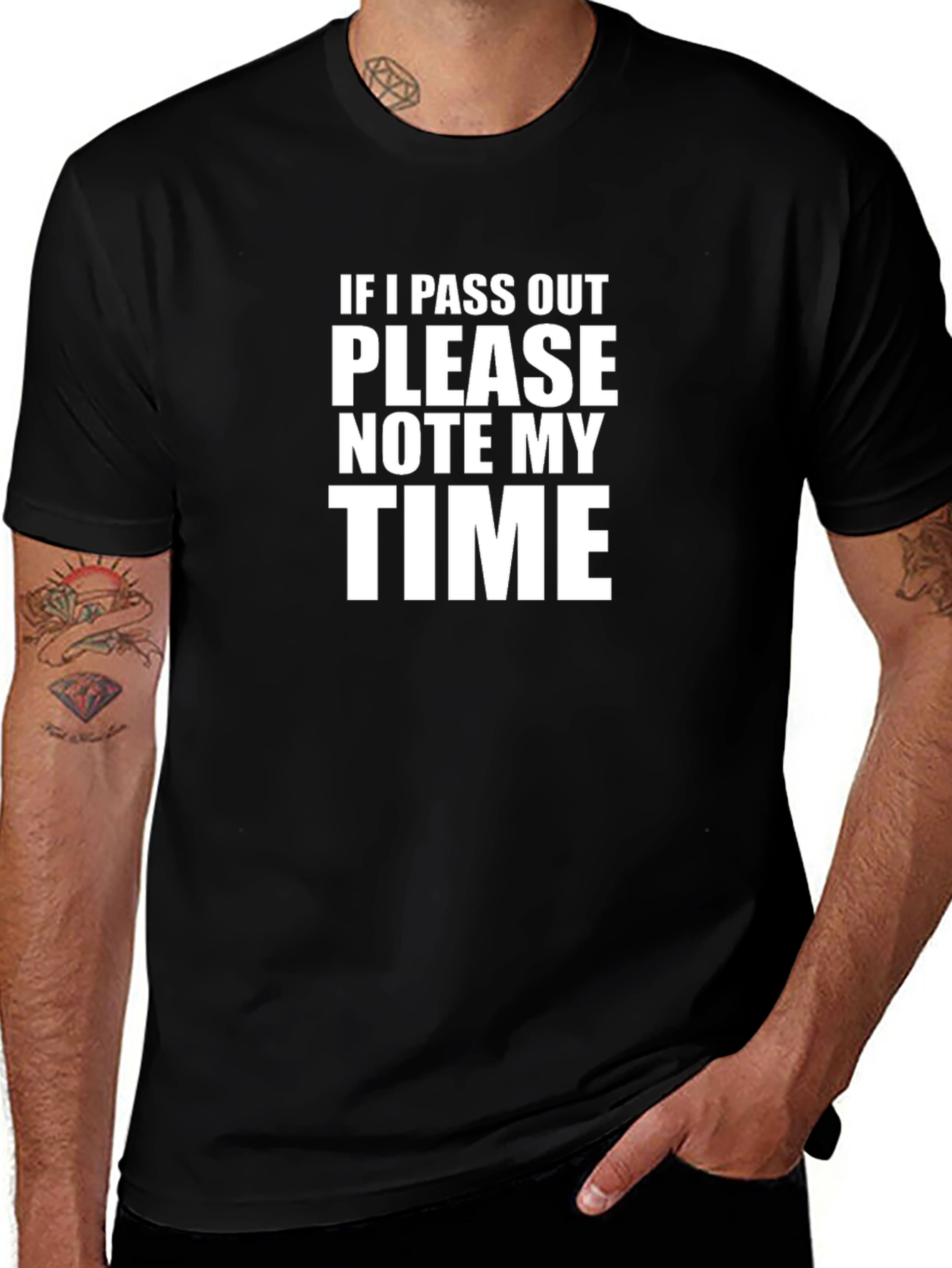 Funny Note My Time Graphic T-Shirt