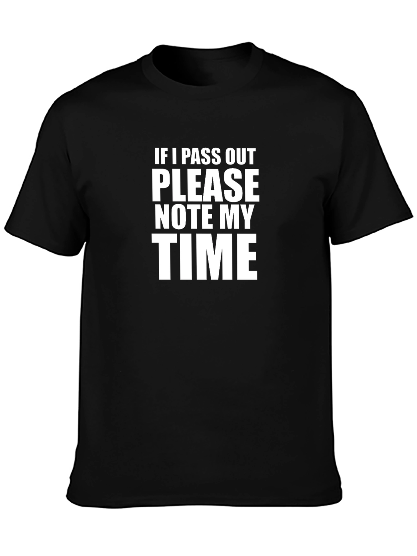 Funny Note My Time Graphic T-Shirt