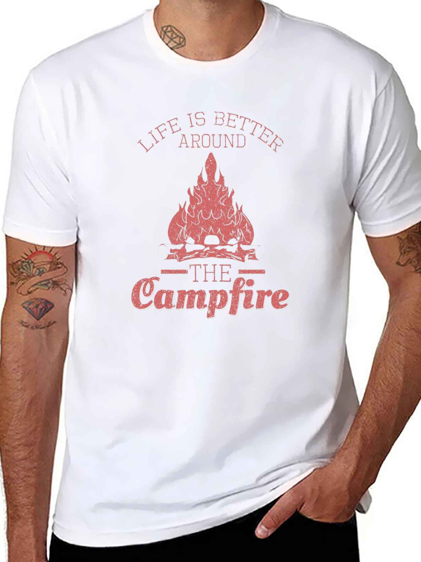 Life is Better Around the Campfire Graphic T-Shirt