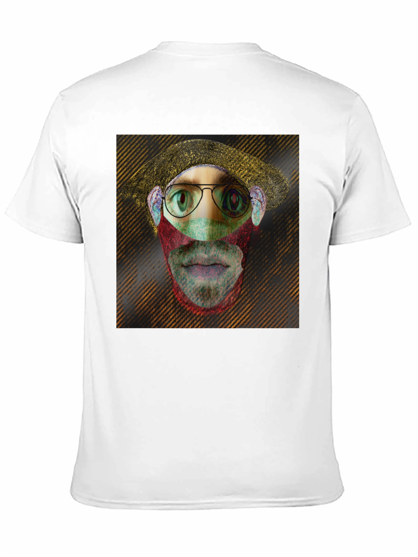 Eye-Catching Graphic Print Black T-Shirt