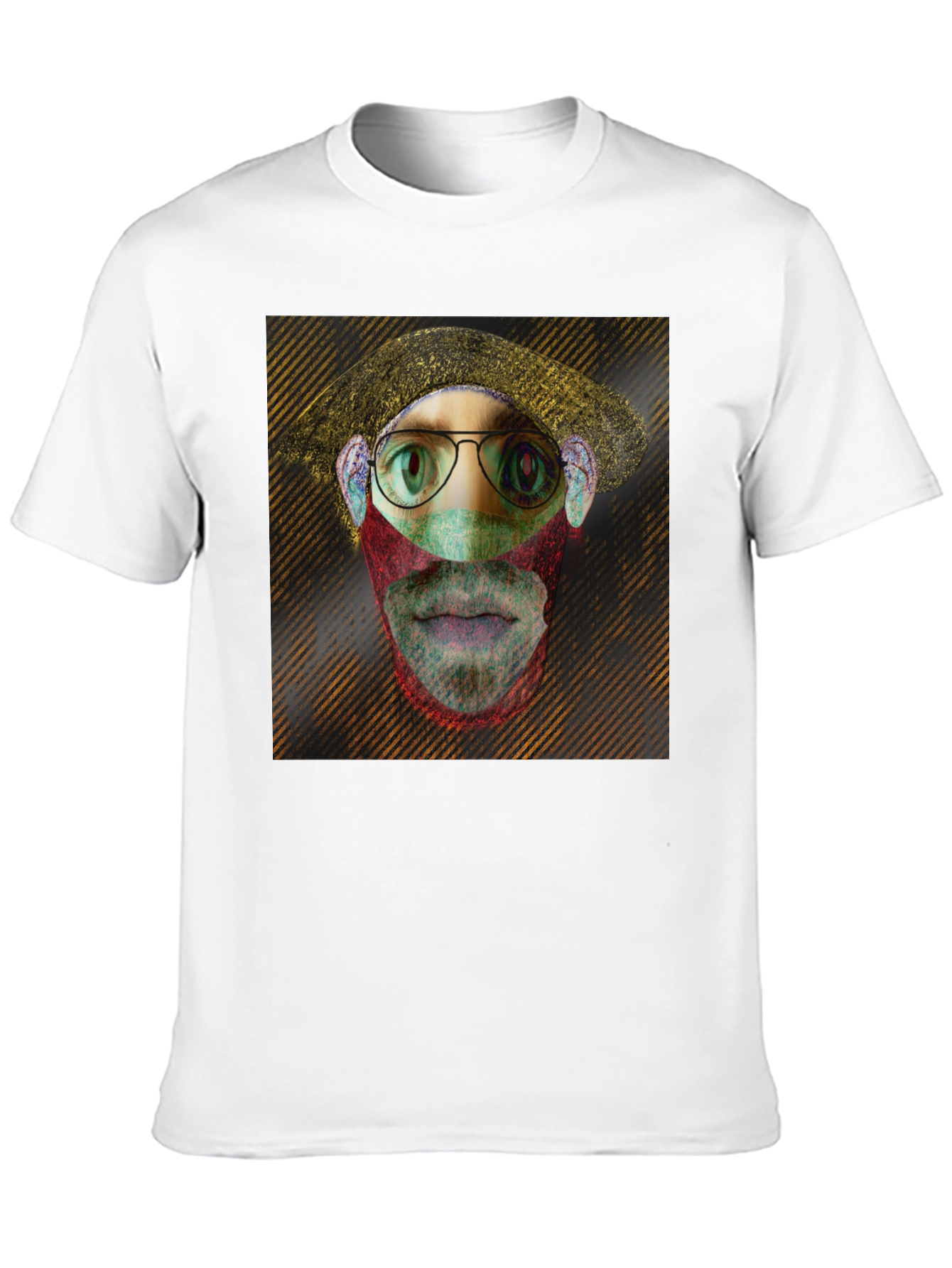 Eye-Catching Graphic Print Black T-Shirt