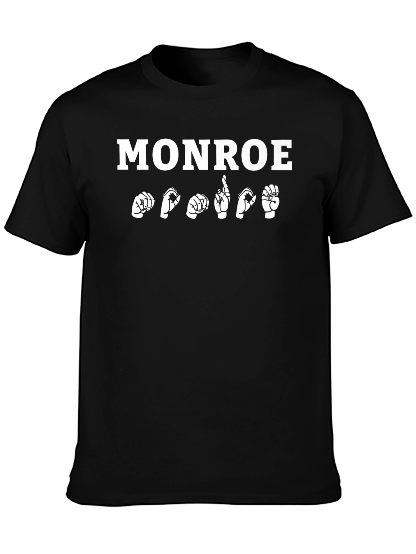 MONROE ASL Black T-Shirt