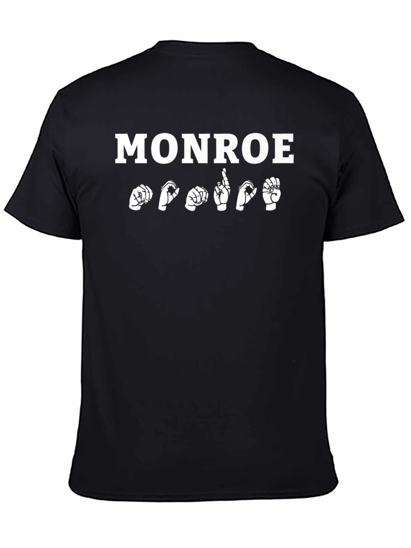 MONROE ASL Black T-Shirt