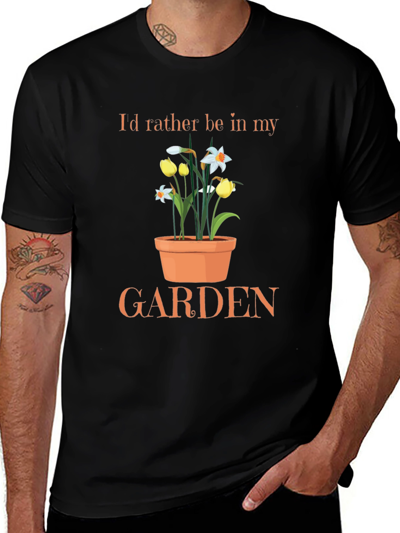 Gardeners Delight T-Shirt: Id Rather Be in My Garden