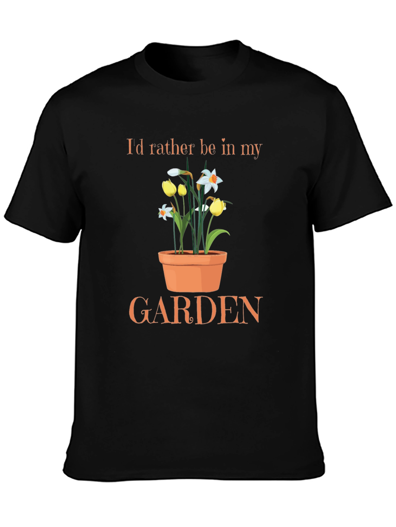 Gardeners Delight T-Shirt: Id Rather Be in My Garden