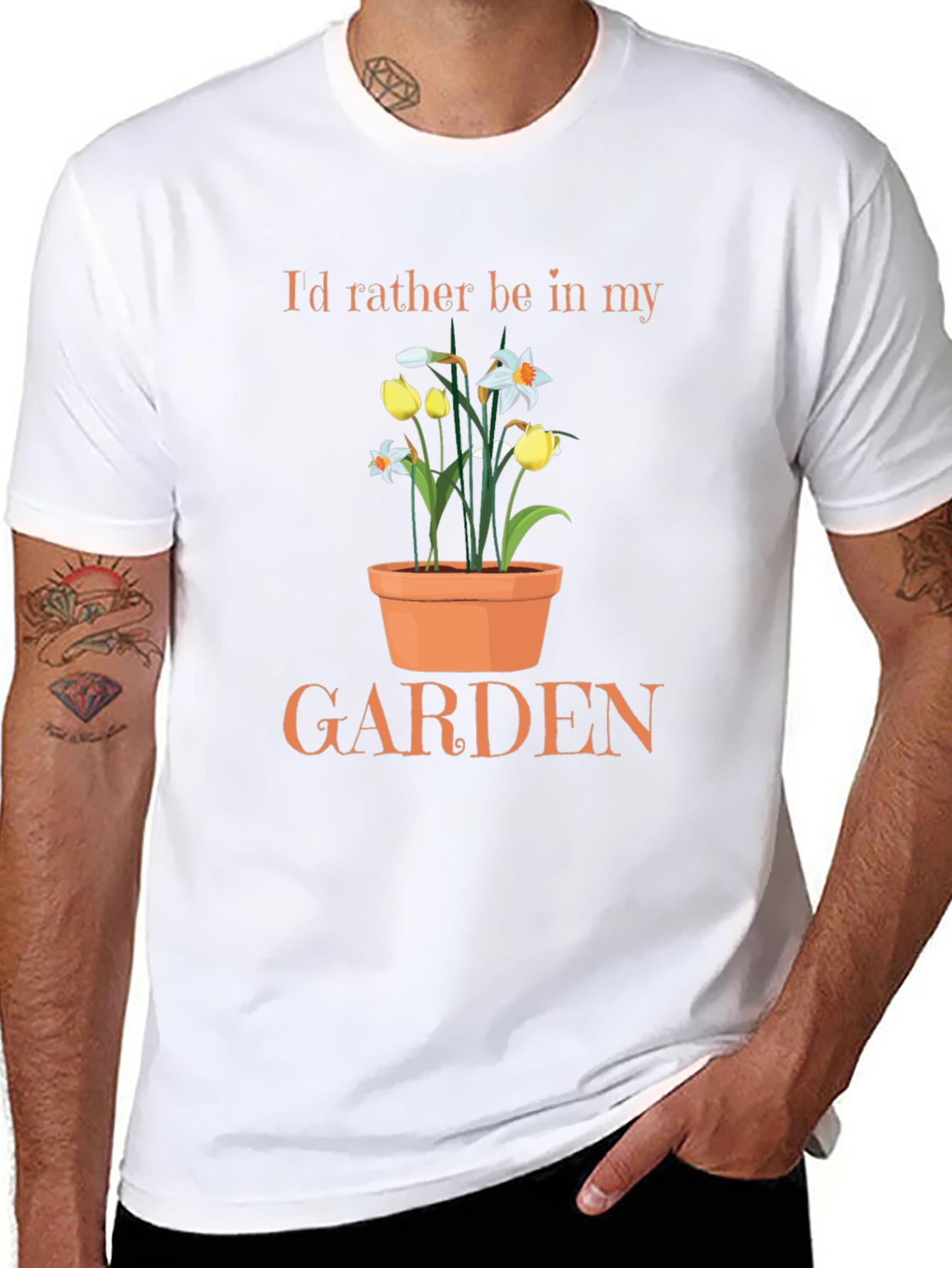 Gardeners Delight T-Shirt: Id Rather Be in My Garden