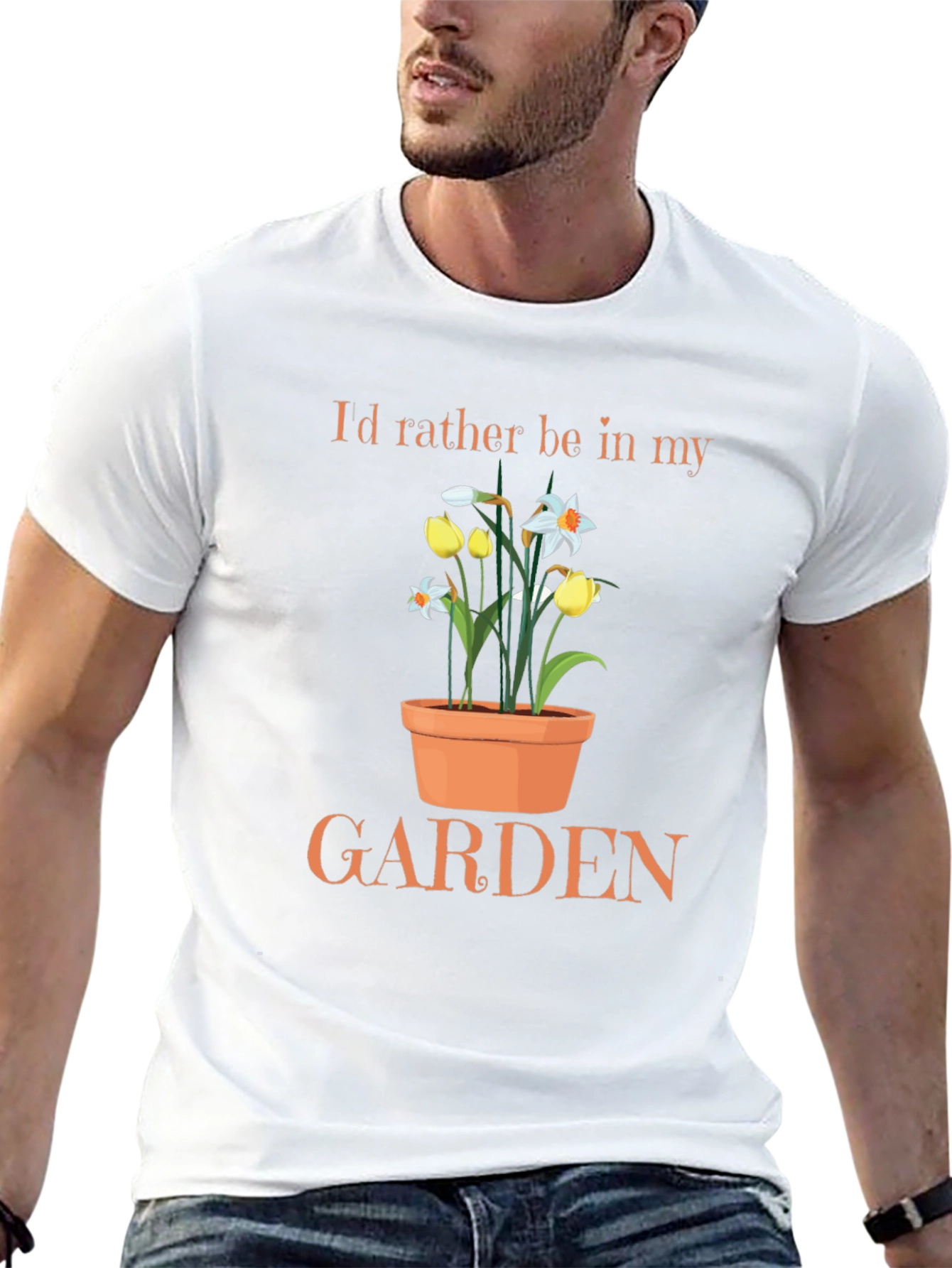 Gardeners Delight T-Shirt: Id Rather Be in My Garden