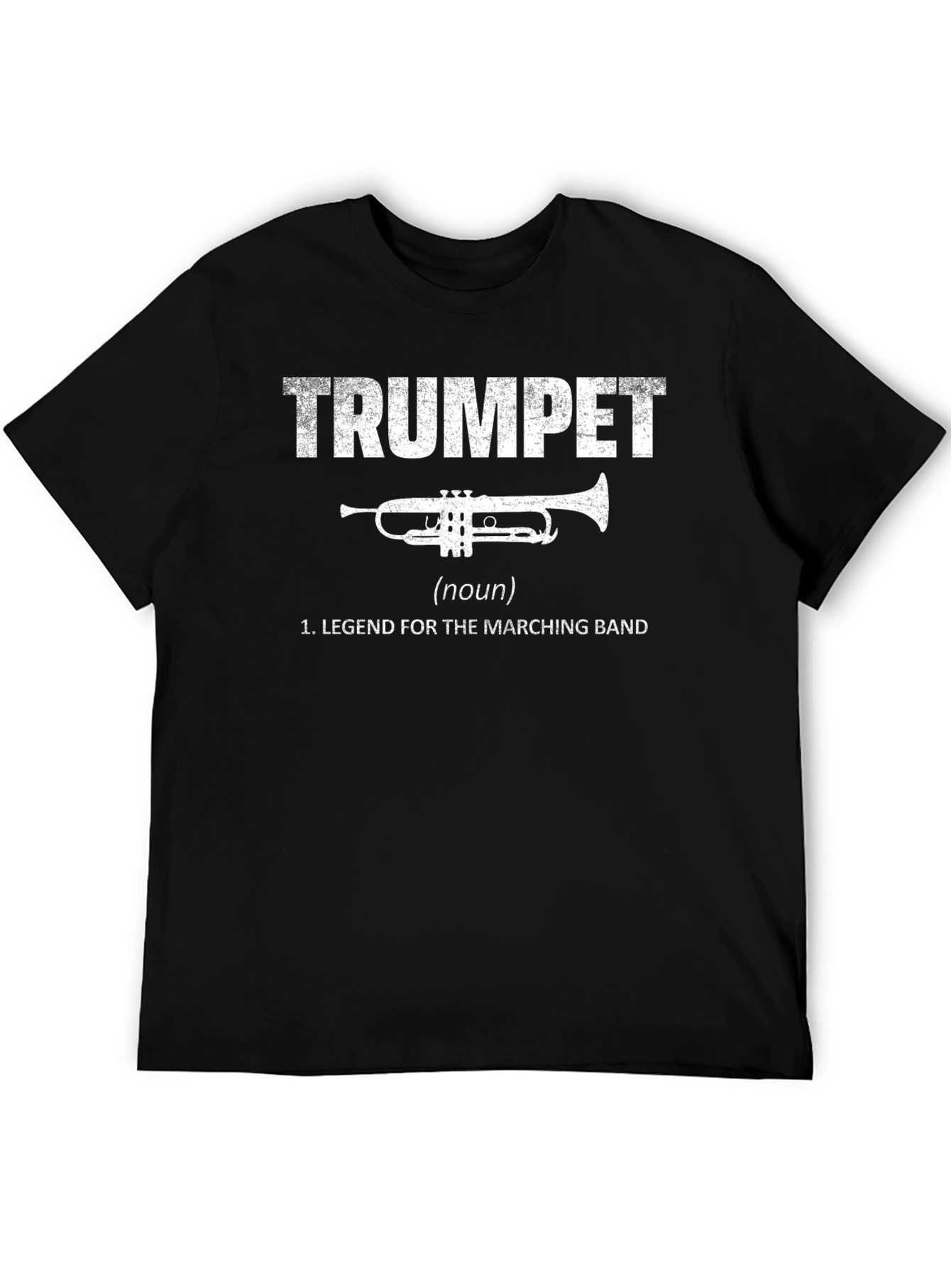 Trumpet Legend Marching Band Black T-Shirt