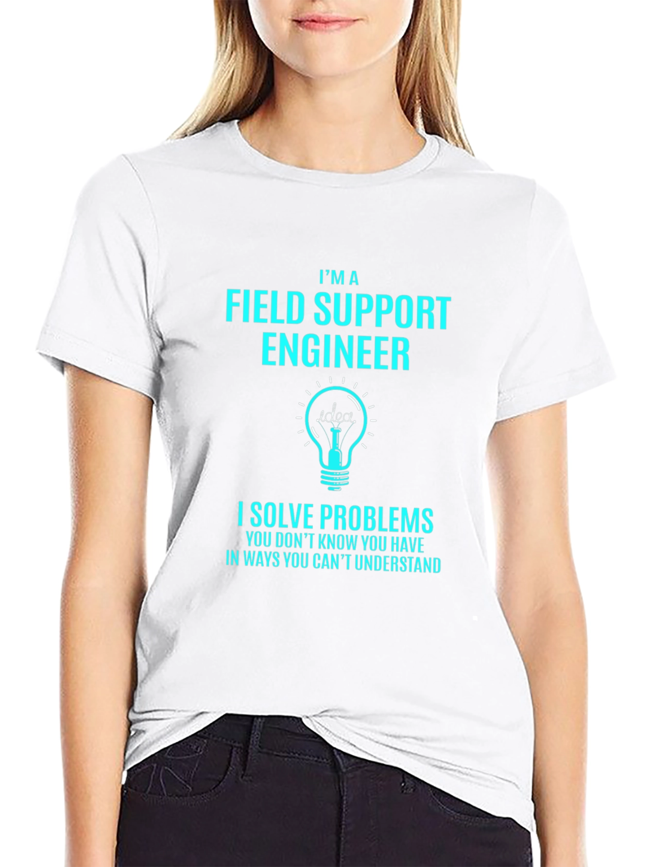 Field Support Engineer T-Shirt - I Solve Problems