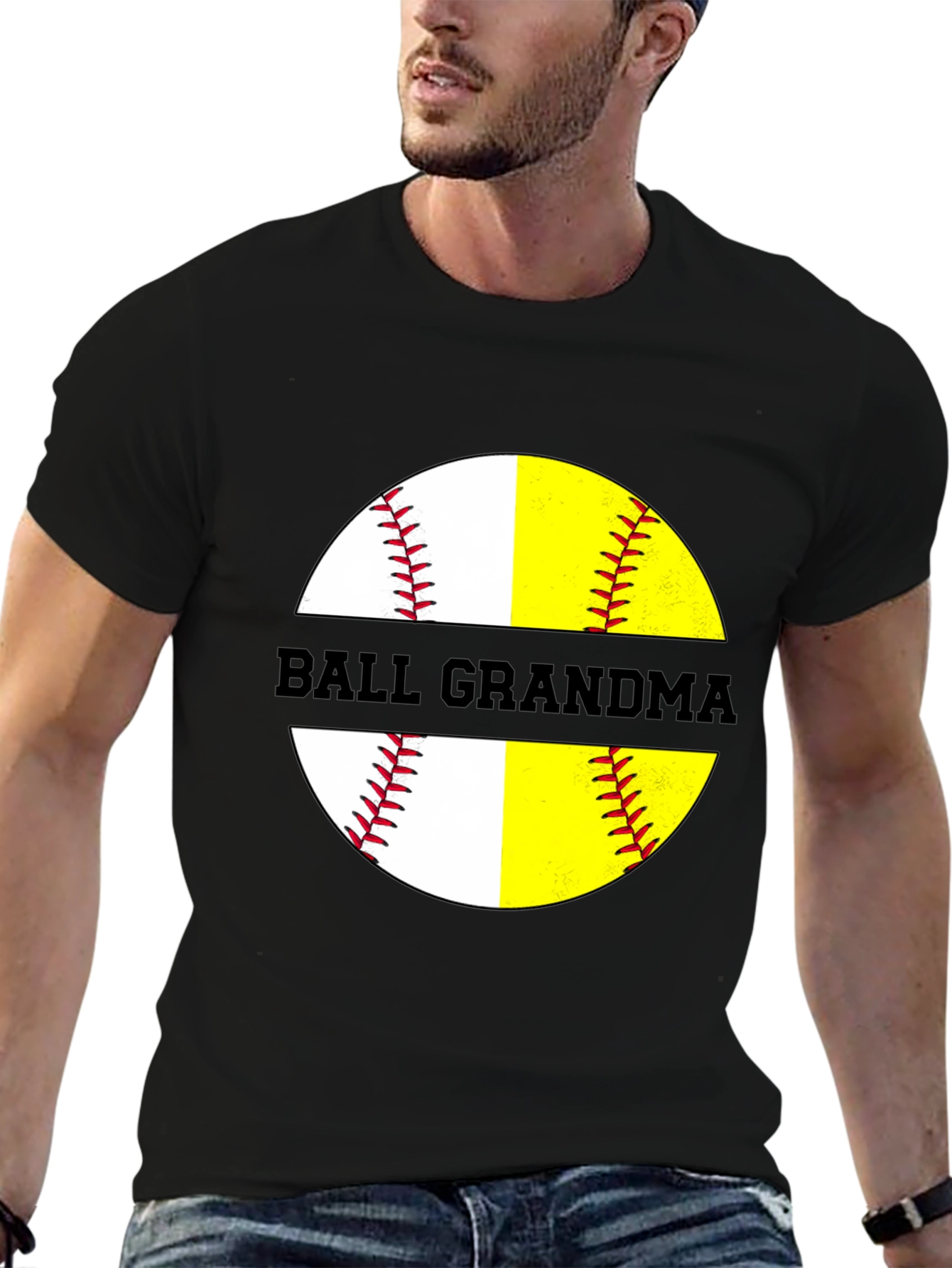 Ball Grandma Softball T-Shirt