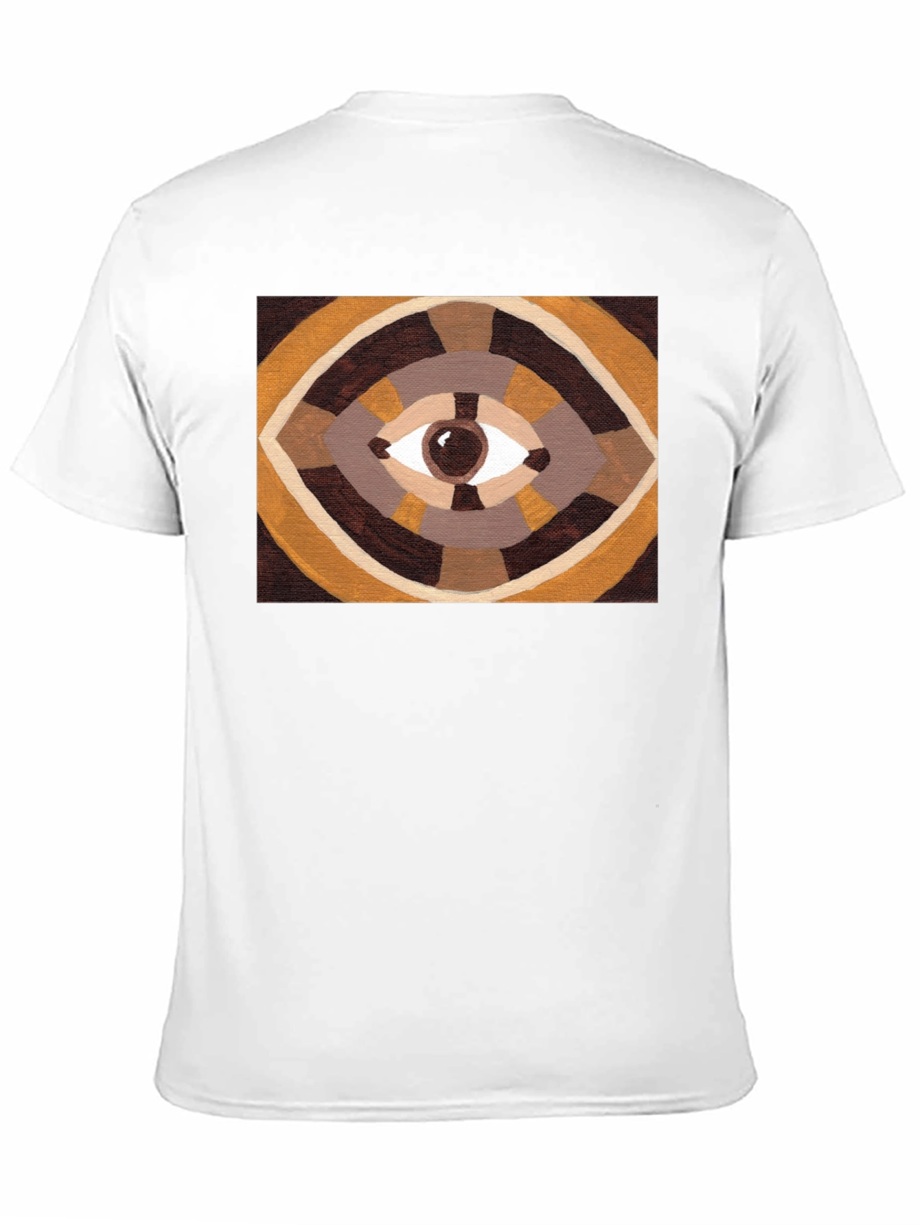 Eye Design Graphic T-Shirt - Black