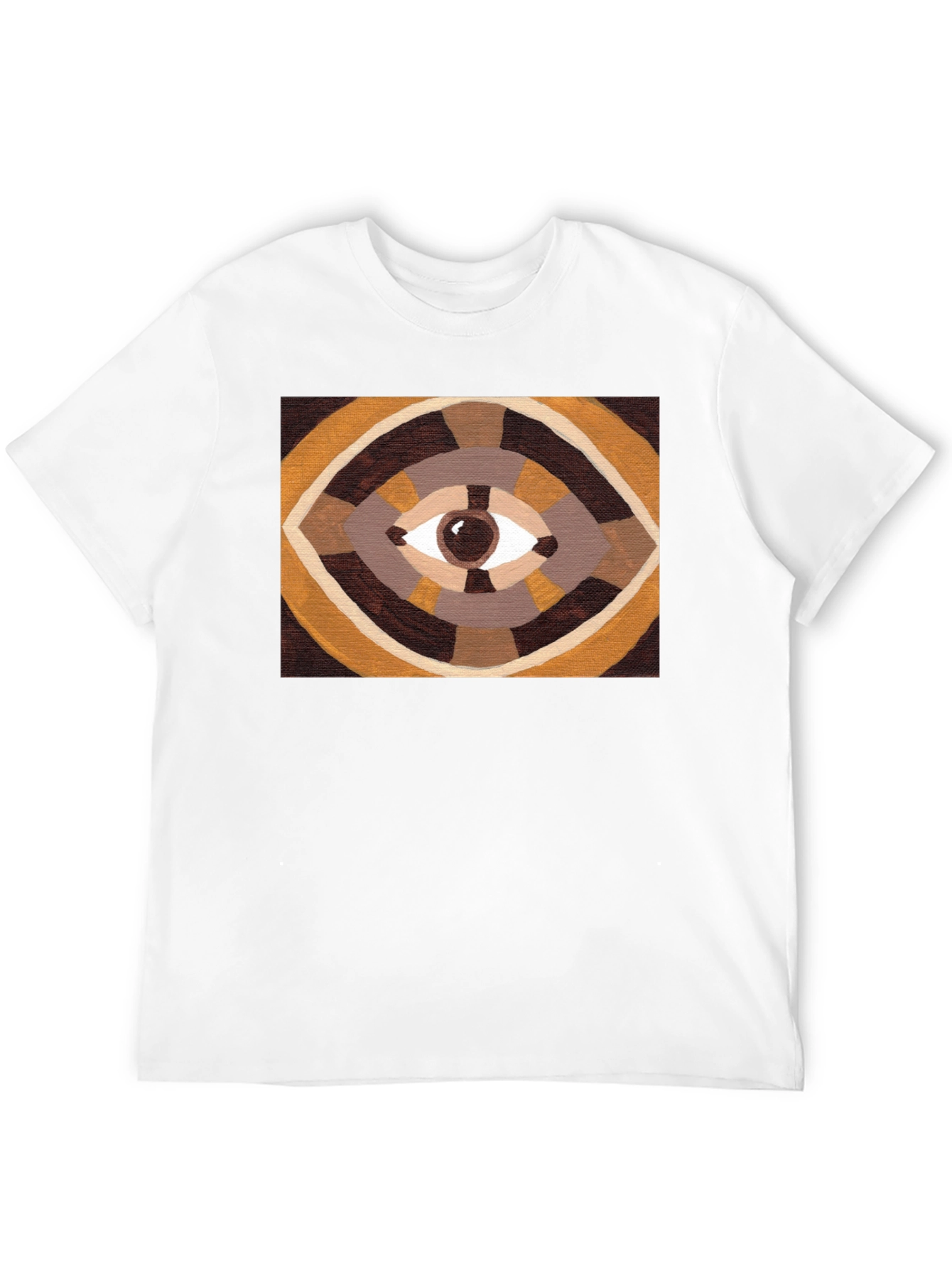 Eye Design Graphic T-Shirt - Black