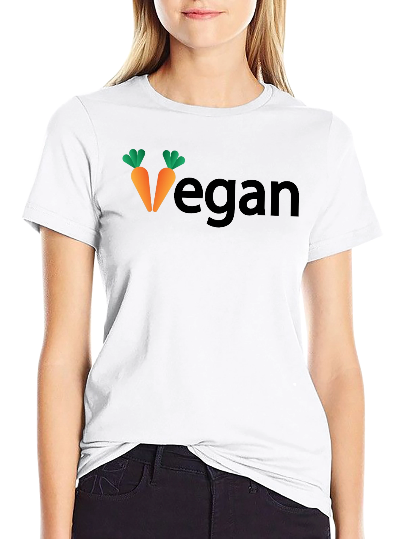 Vegan Carrot Graphic Tee - Unisex Casual Shirt