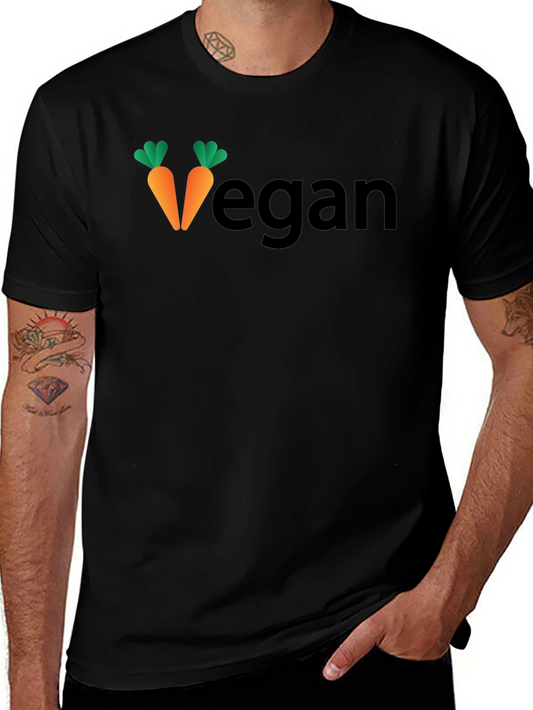 Vegan Carrot Graphic Tee - Unisex Casual Shirt
