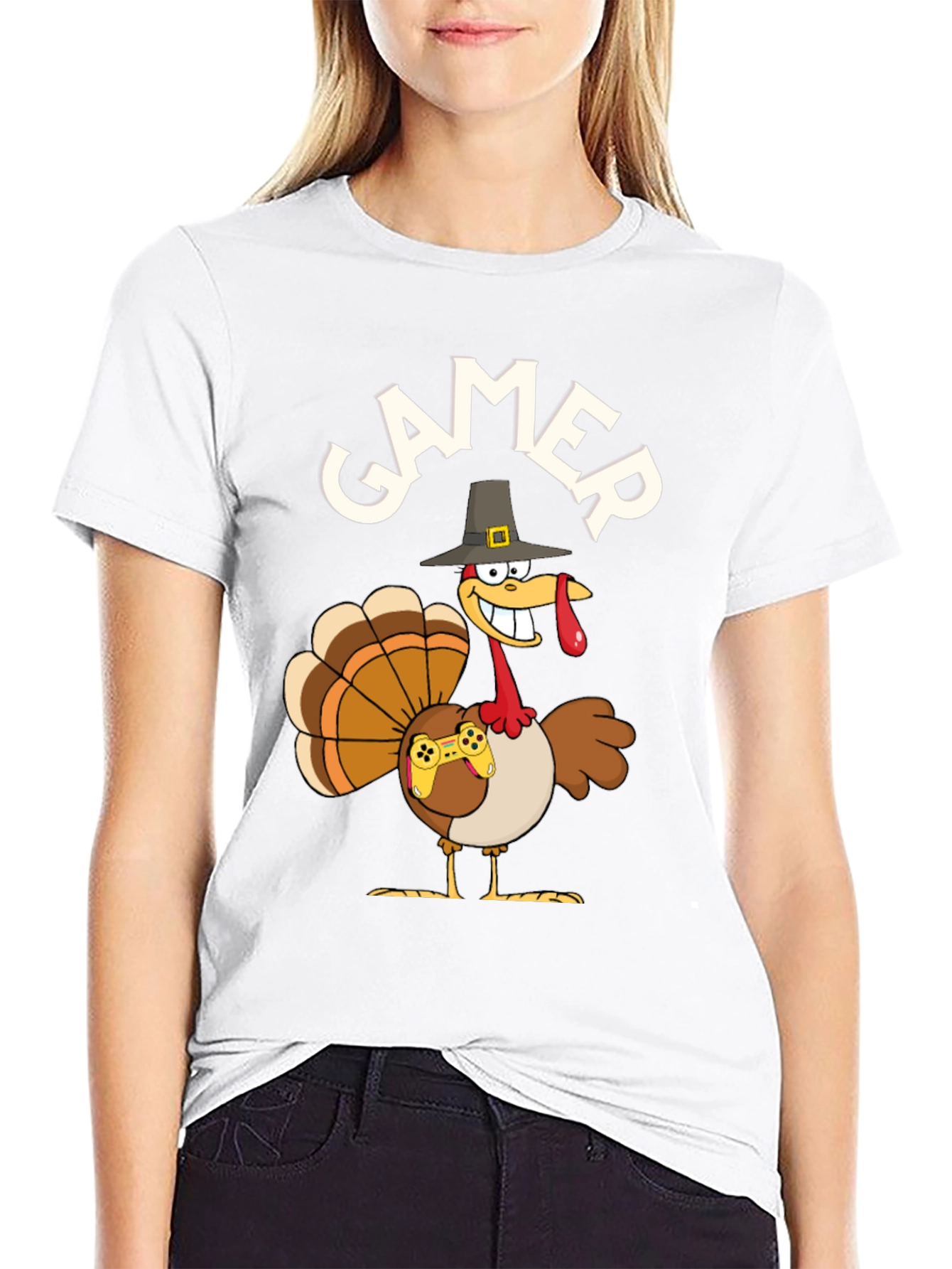 Gamer Turkey T-Shirt - Thanksgiving Gaming