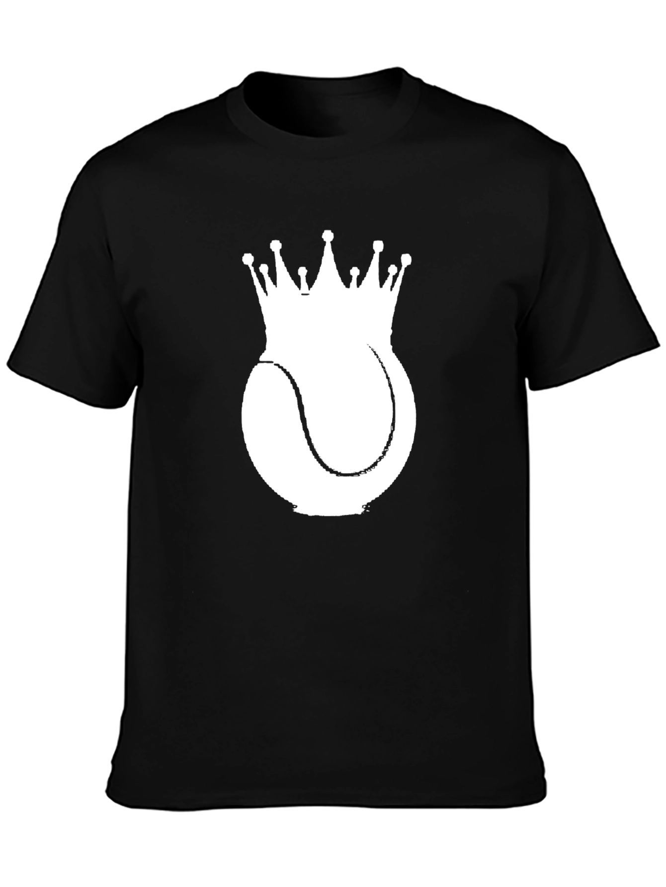 Tennis King Black T-Shirt