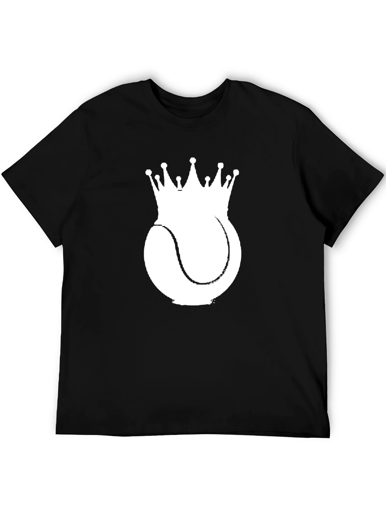 Tennis King Black T-Shirt