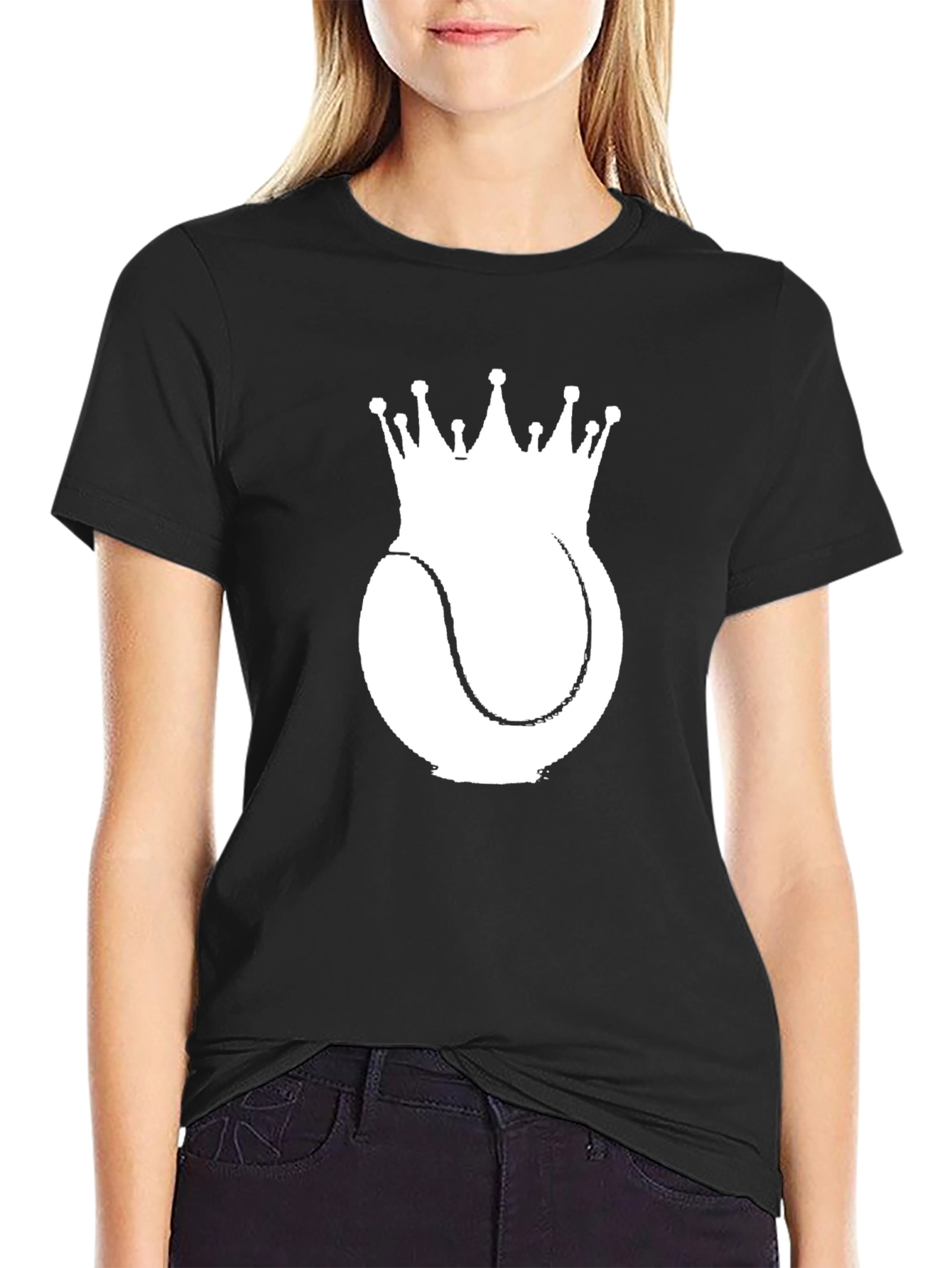 Tennis King Black T-Shirt