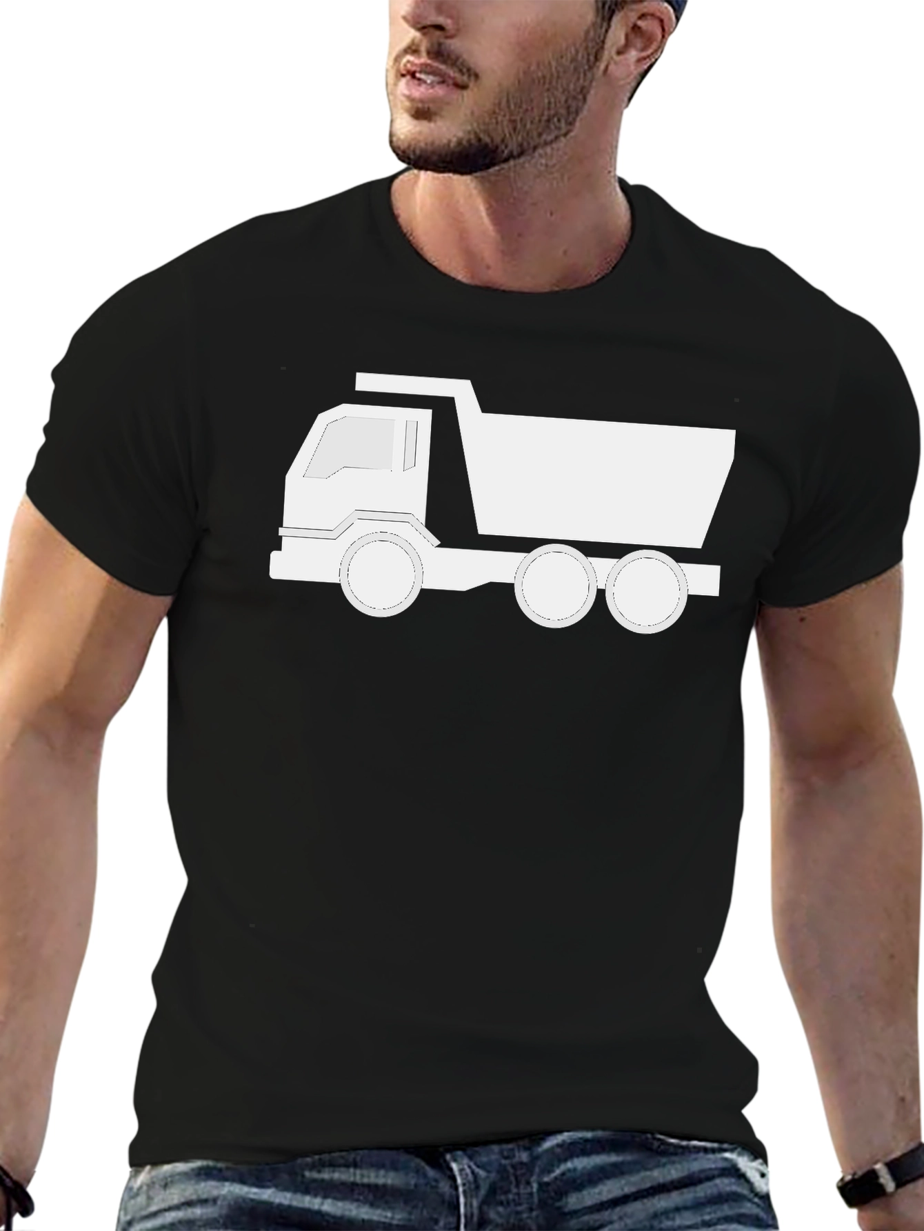 Dump Truck Graphic Tee - Heavy Duty Comfort