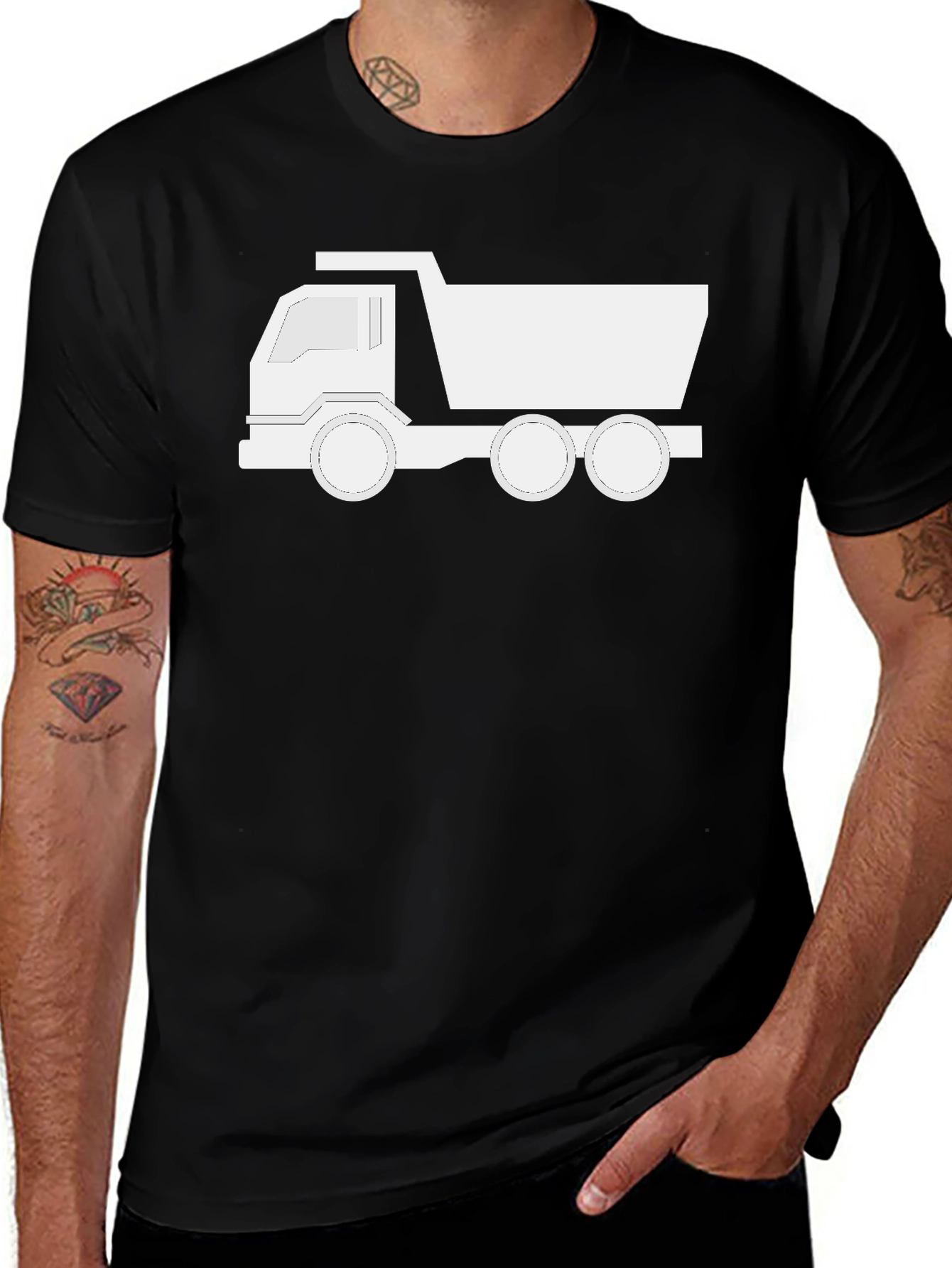 Dump Truck Graphic Tee - Heavy Duty Comfort